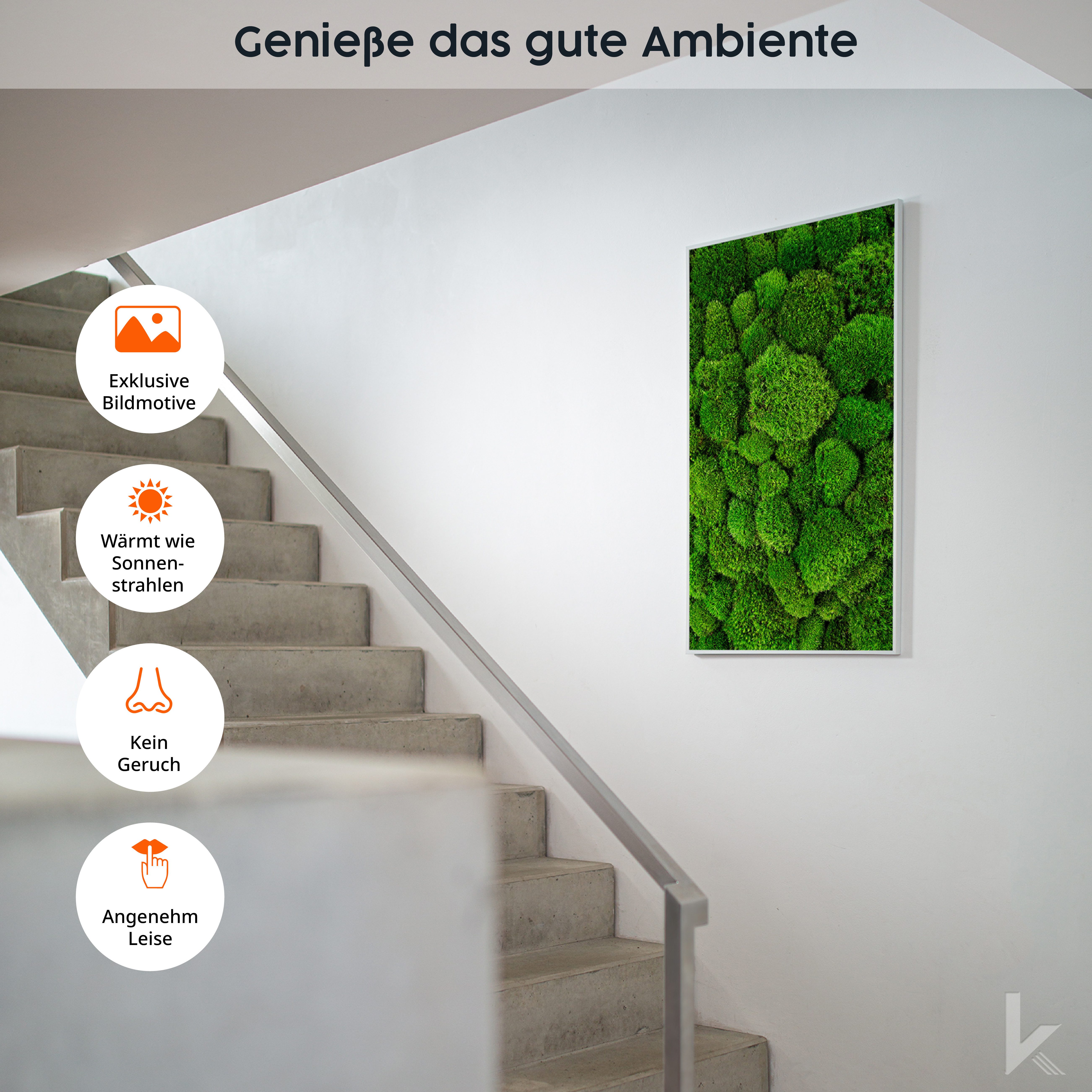 Könighaus Infrarotheizung Ambient Edition, hohe Effizienz, Made in Germany, sehr angenehme Strahlungswärme