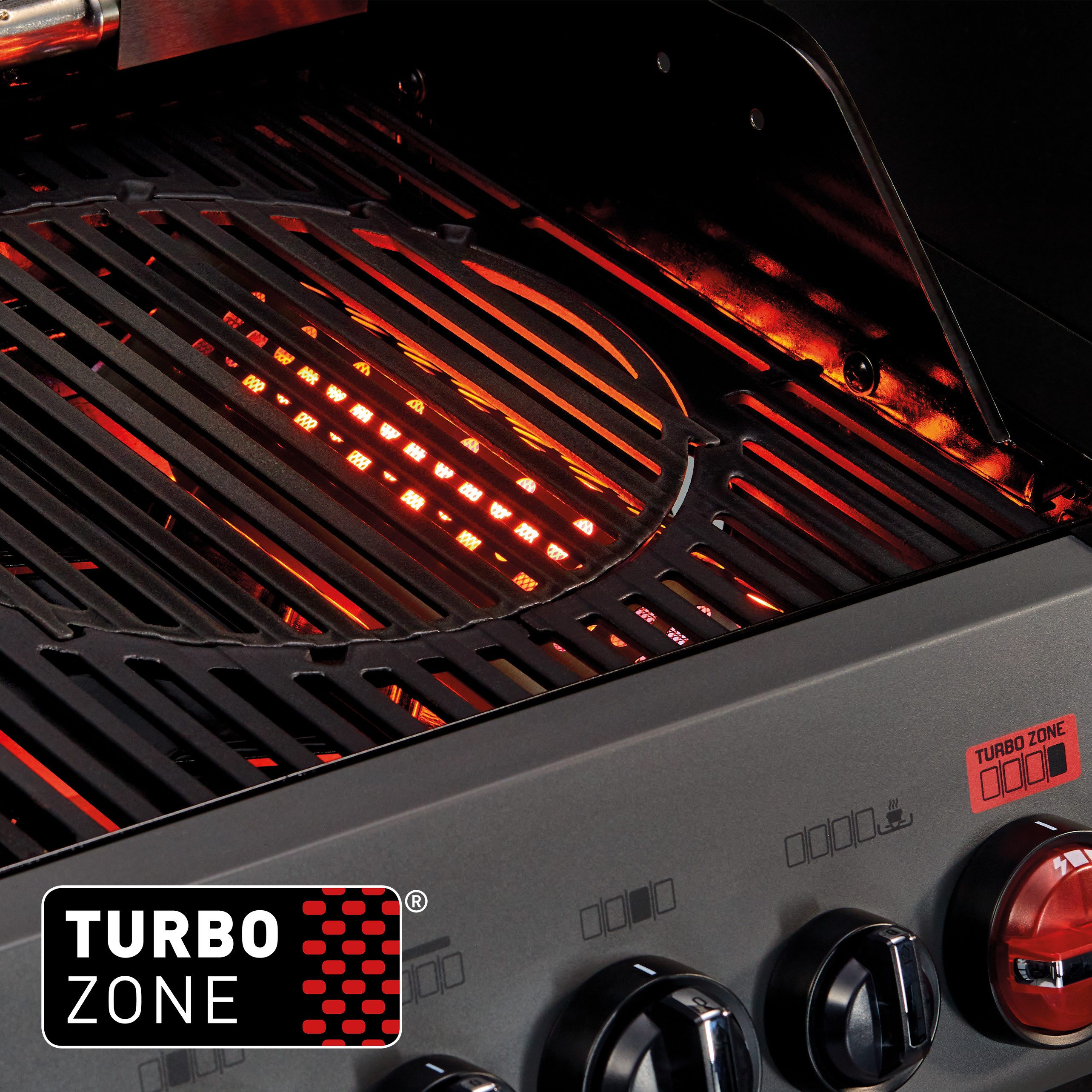 Enders® Gasgrill Hyde 4 SIKR Turbo, erreicht turboschnell extrahohe Temperaturen für scharfes Anbraten​