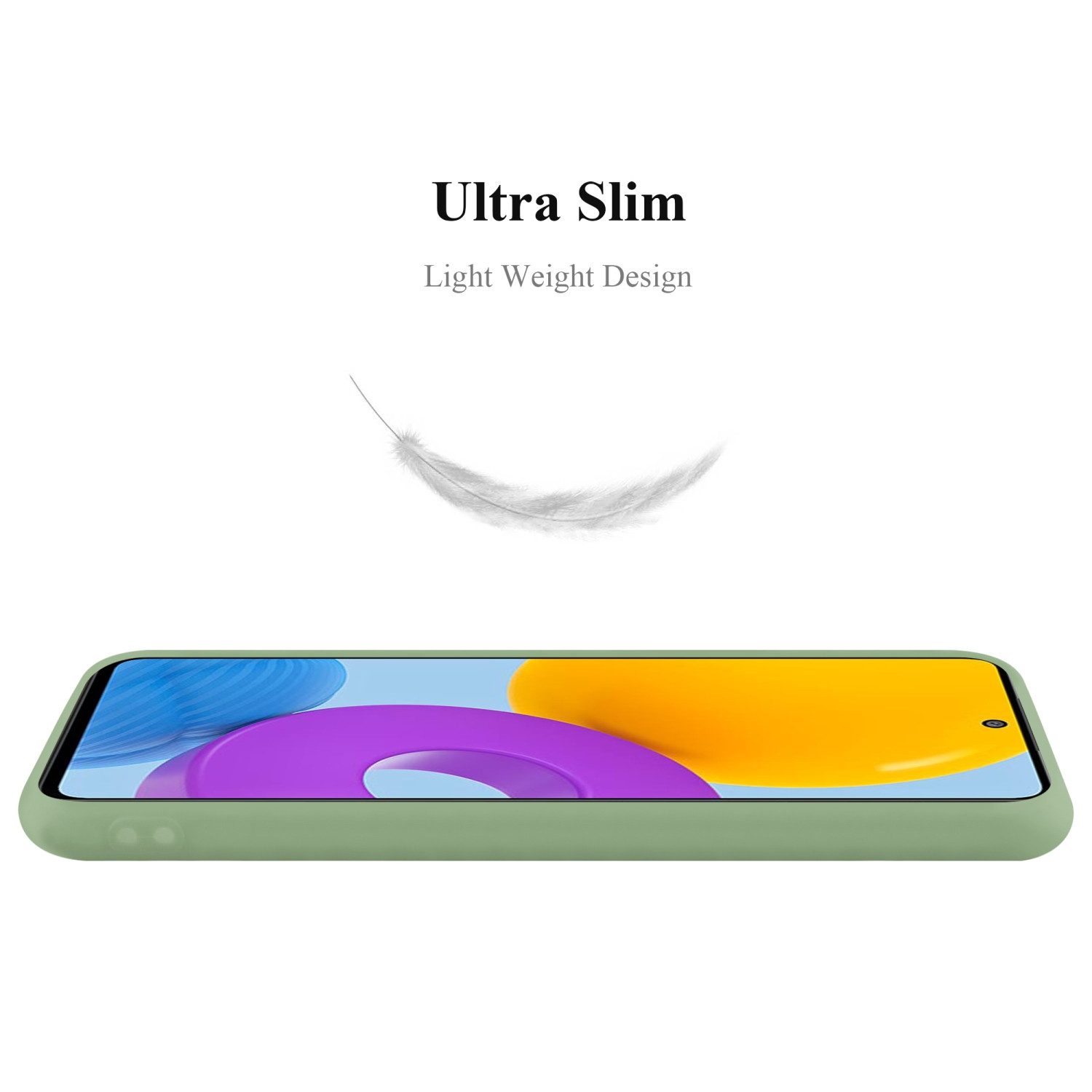Cadorabo Handyhülle für Samsung Galaxy M52 5G Hülle Samsung Galaxy M52 5G, Flexible TPU Silikon Handy Schutzhülle - Hülle - ultra slim