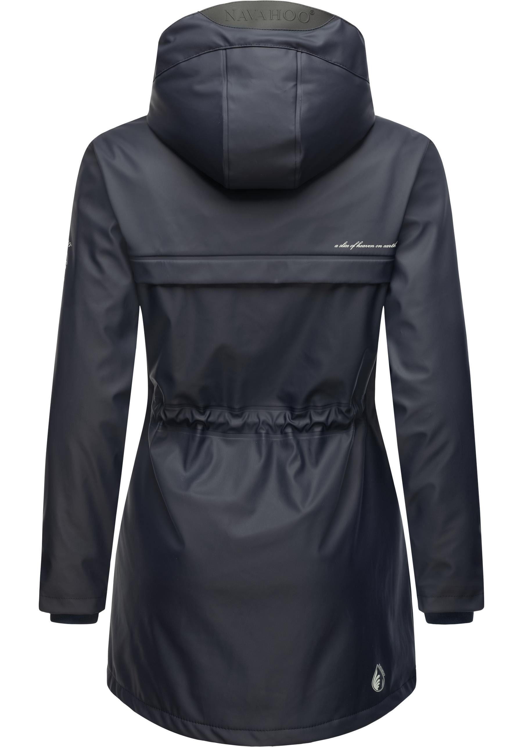 Navahoo Regenmantel Rainy Forest modischer Damen Outdoor Regenparka