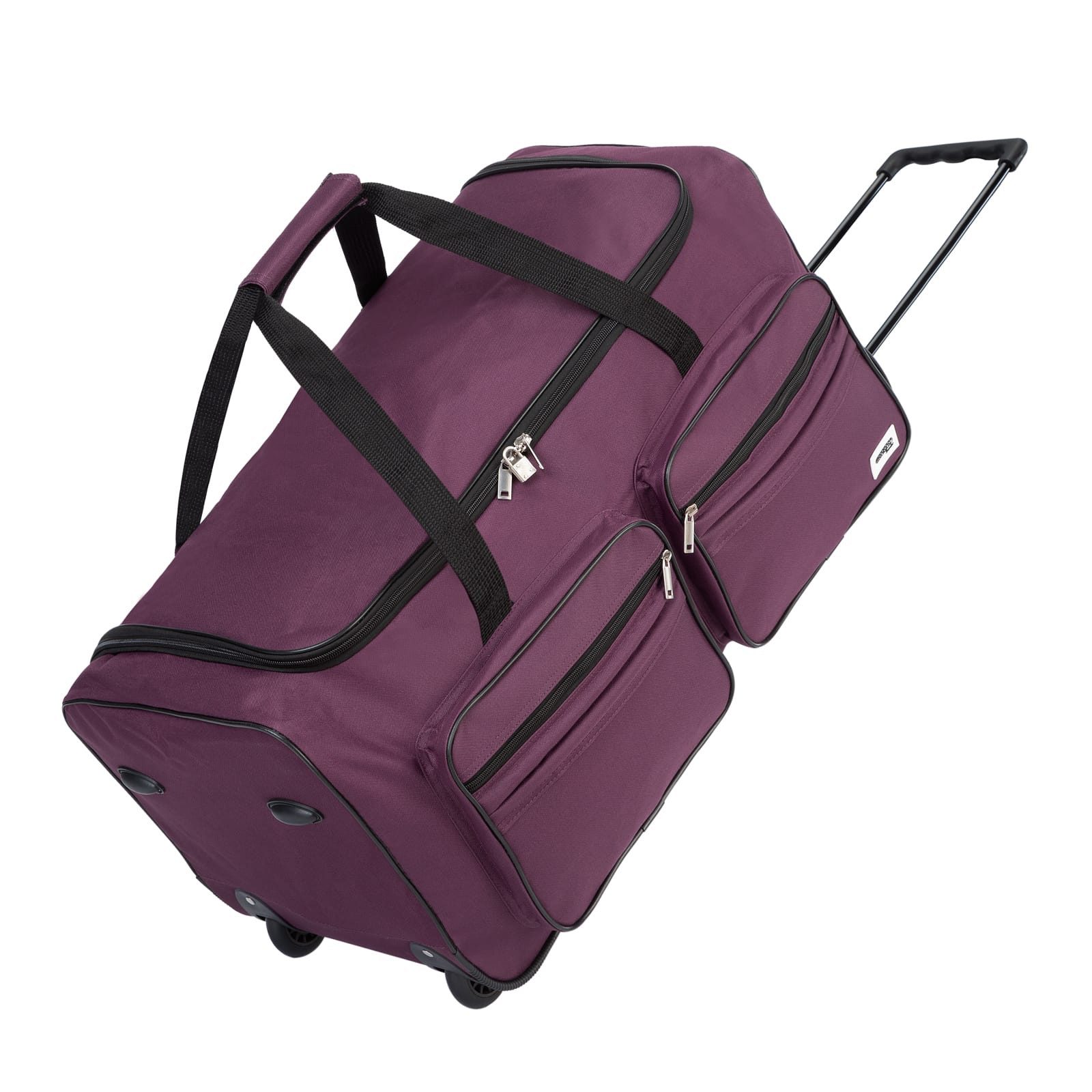 monzana Reisetasche (1-tlg), mit Rollen 85L Trolley Teleskopgriff Groß XL Gepäcktasche