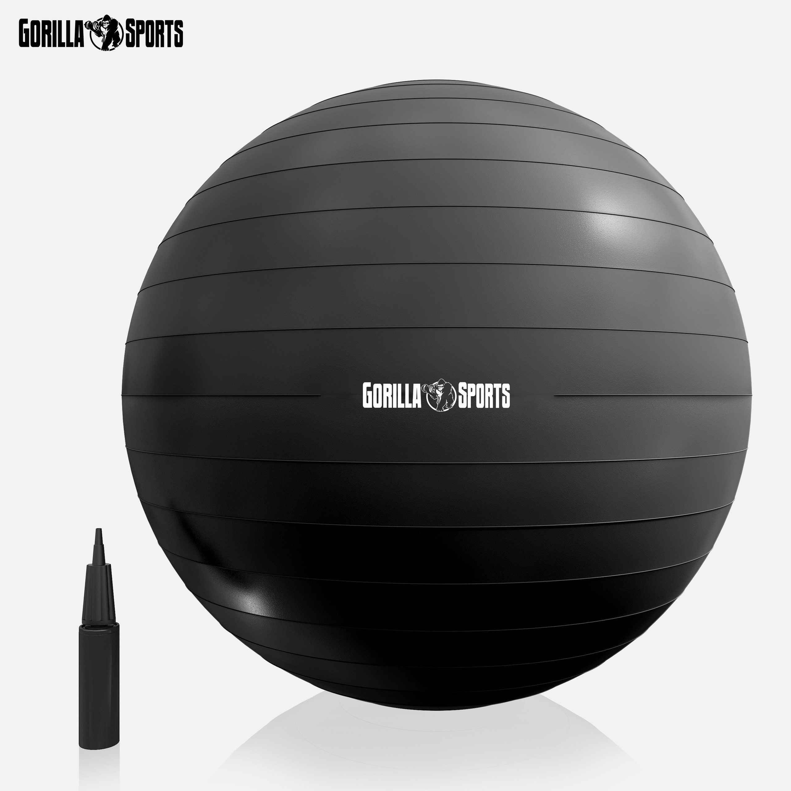 GORILLA SPORTS Gymnastikball Gymnastikball 55 - 75 cm – Bild 4 von 5