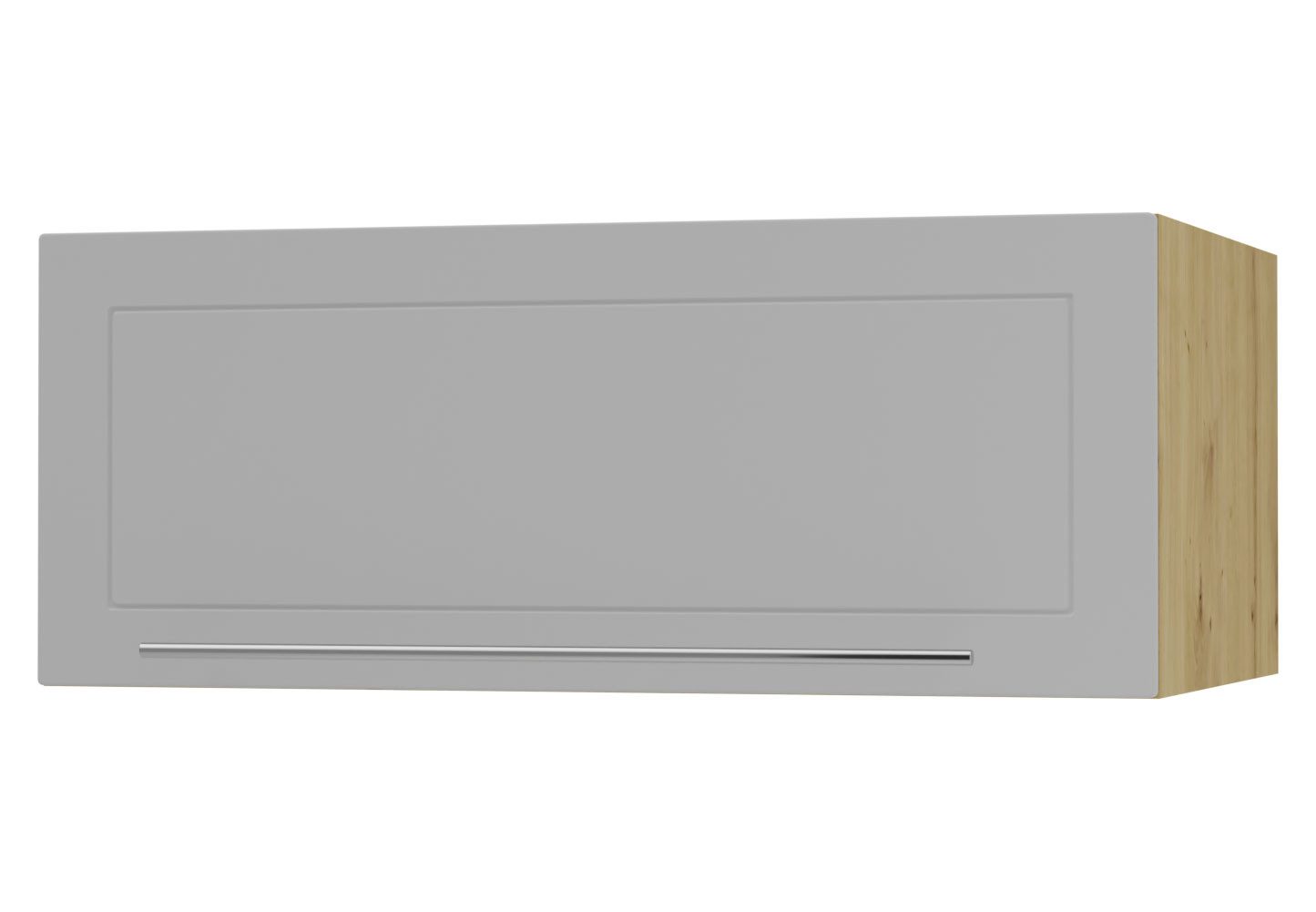 RAL 7040 fenstergrau matt | Korpus: Eiche Artisan