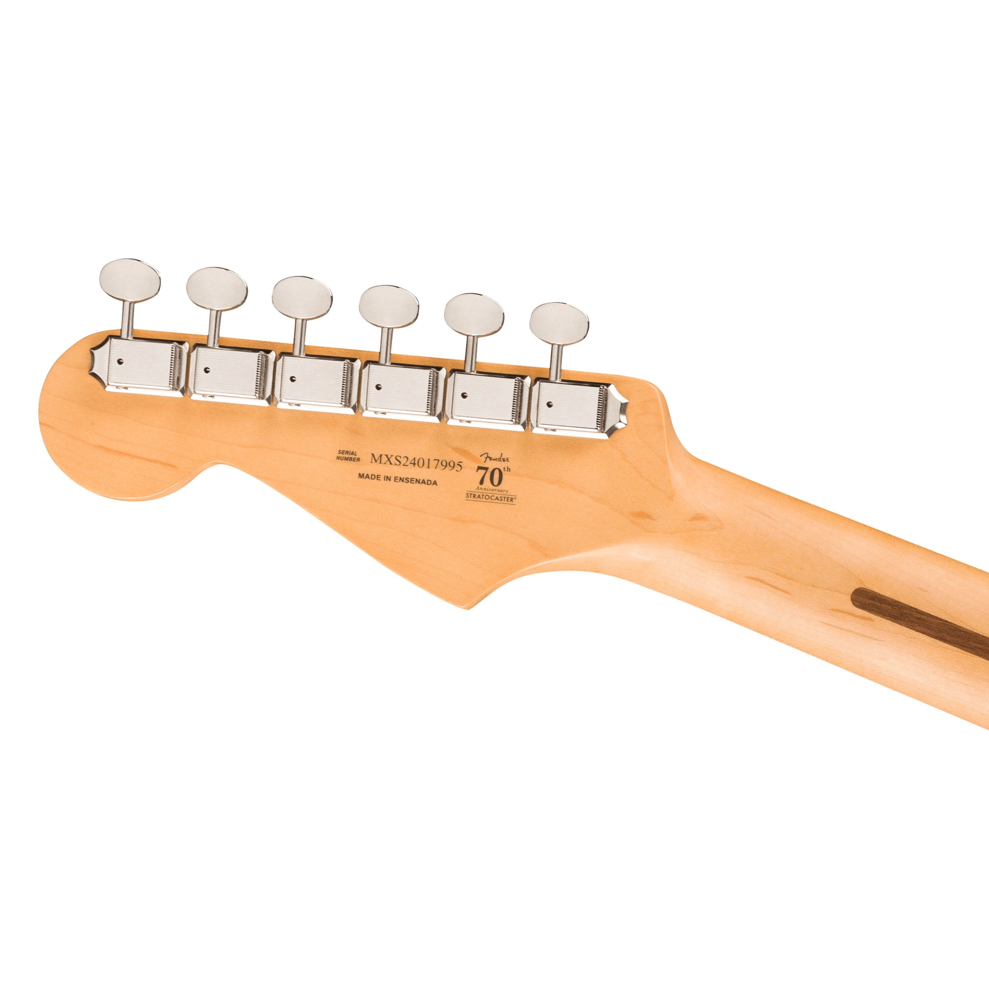 Fender E-Gitarre, E-Gitarren, ST-Modelle, Player II Stratocaster MN Polar White - E-Gitarre