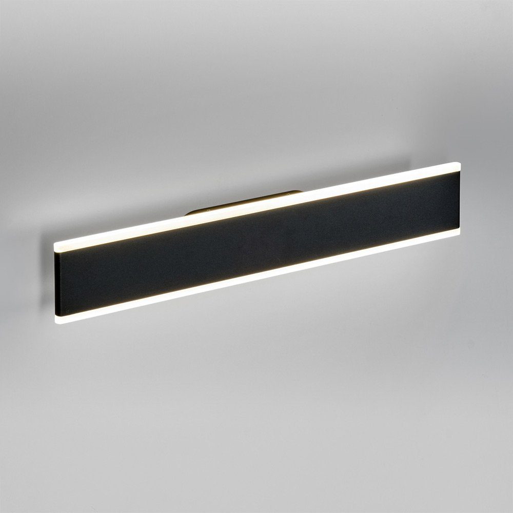 Schwarz, Wandleuchte Licht-Trend Slim WL LED dimmbar Warmweiß Wandlampe 3000lm
