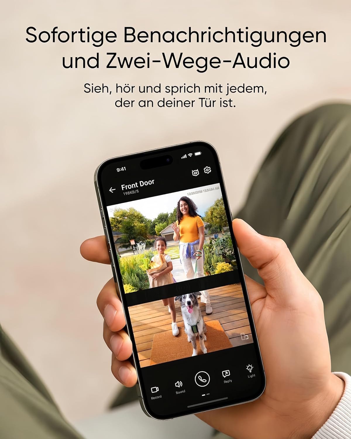 eufy Security Überwachungskamera türklingel E340, Dual türklingel mit kamera mit Paketerkennung