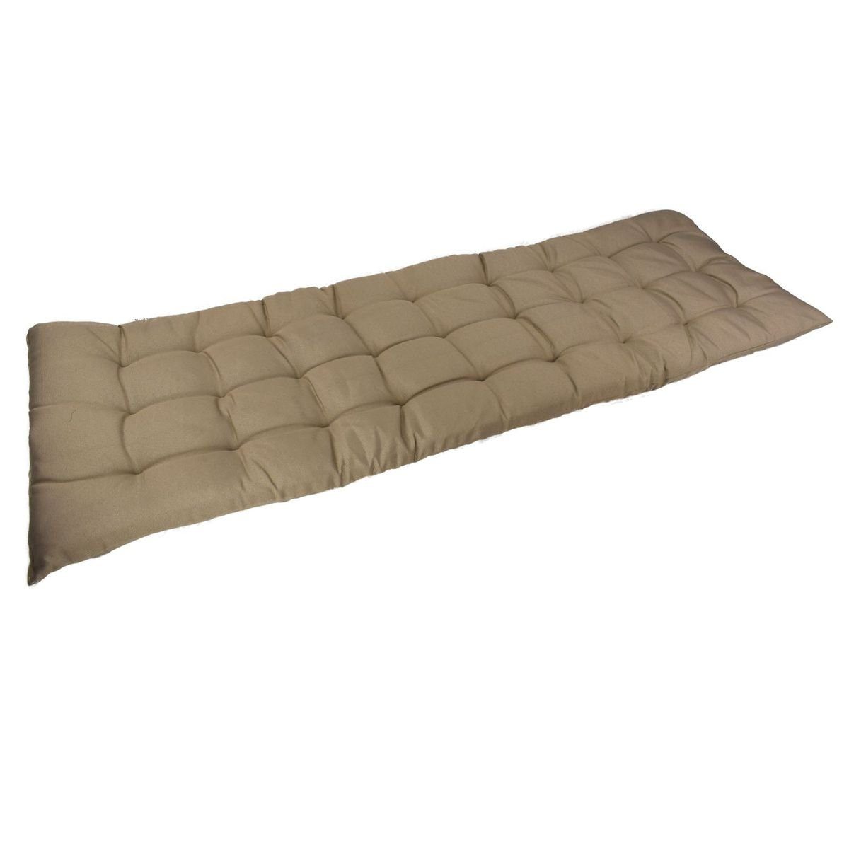 Bankauflage Bänke Marabellas 150cm Sitzkissen Taupe Sitzauflage Stuhlkissen Polsterauflage für Shop