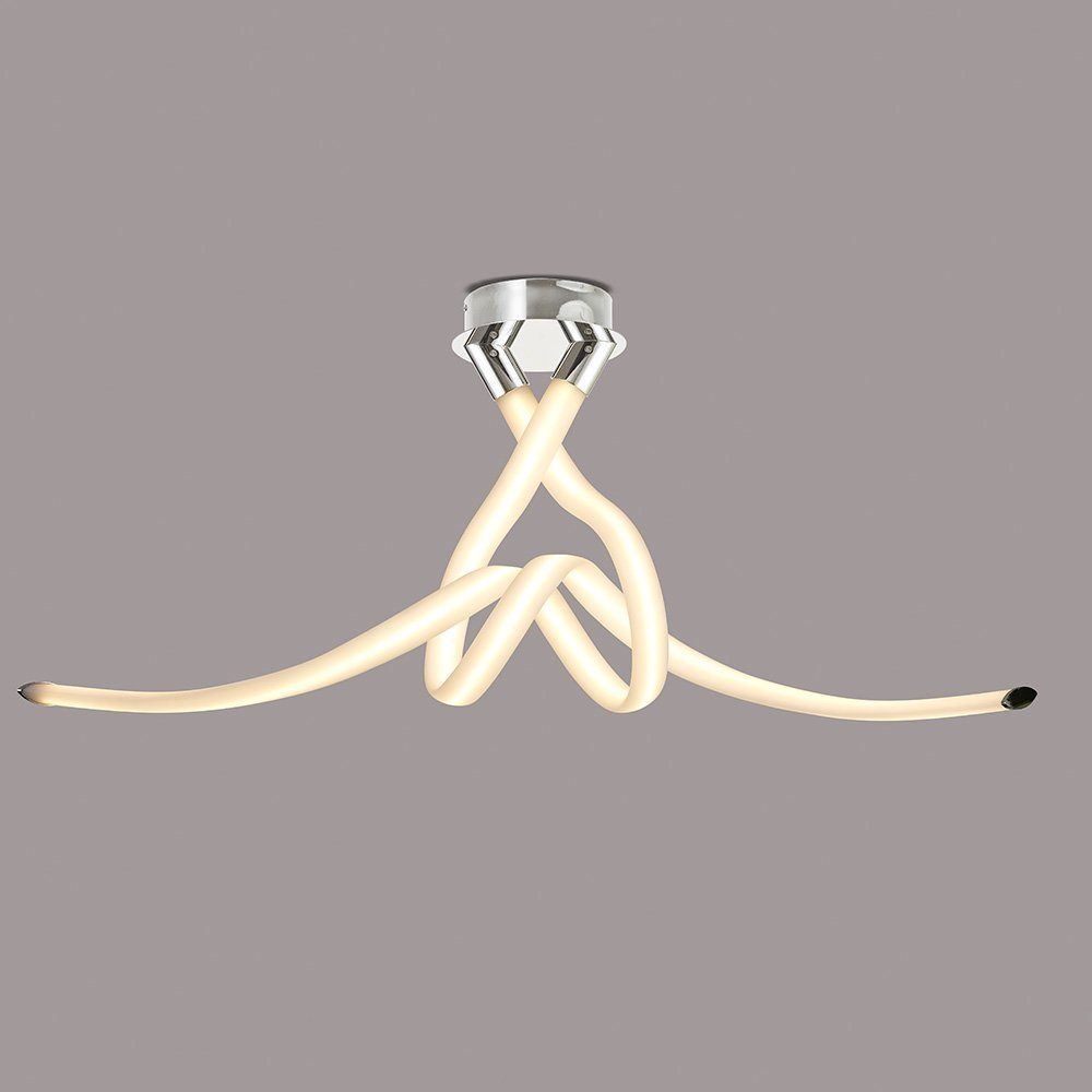 Deckenleuchte LED-Deckenlampe Armonia 114cm Weiß/Titan Weiß.Titan Mantra