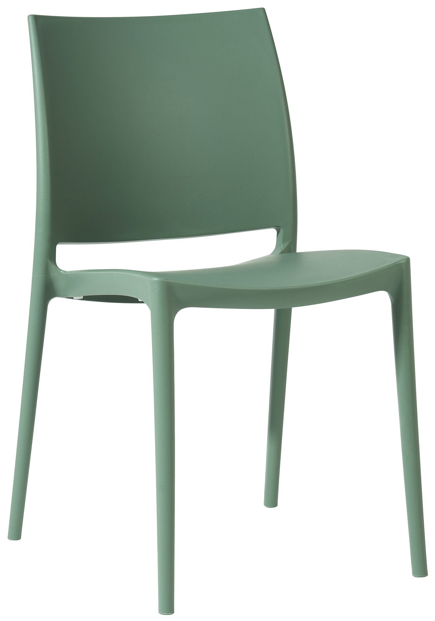 furnicato Gartenstuhl Meton 81x42x49 cm oliv (1 St)