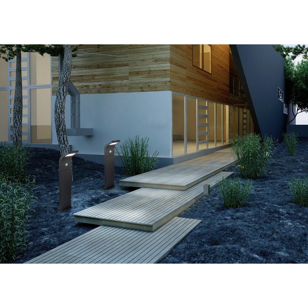 Sygonix Gartenleuchte Sygonix SY-4677494 LED-Außenstandleuchte mit Bewegung günstig online kaufen