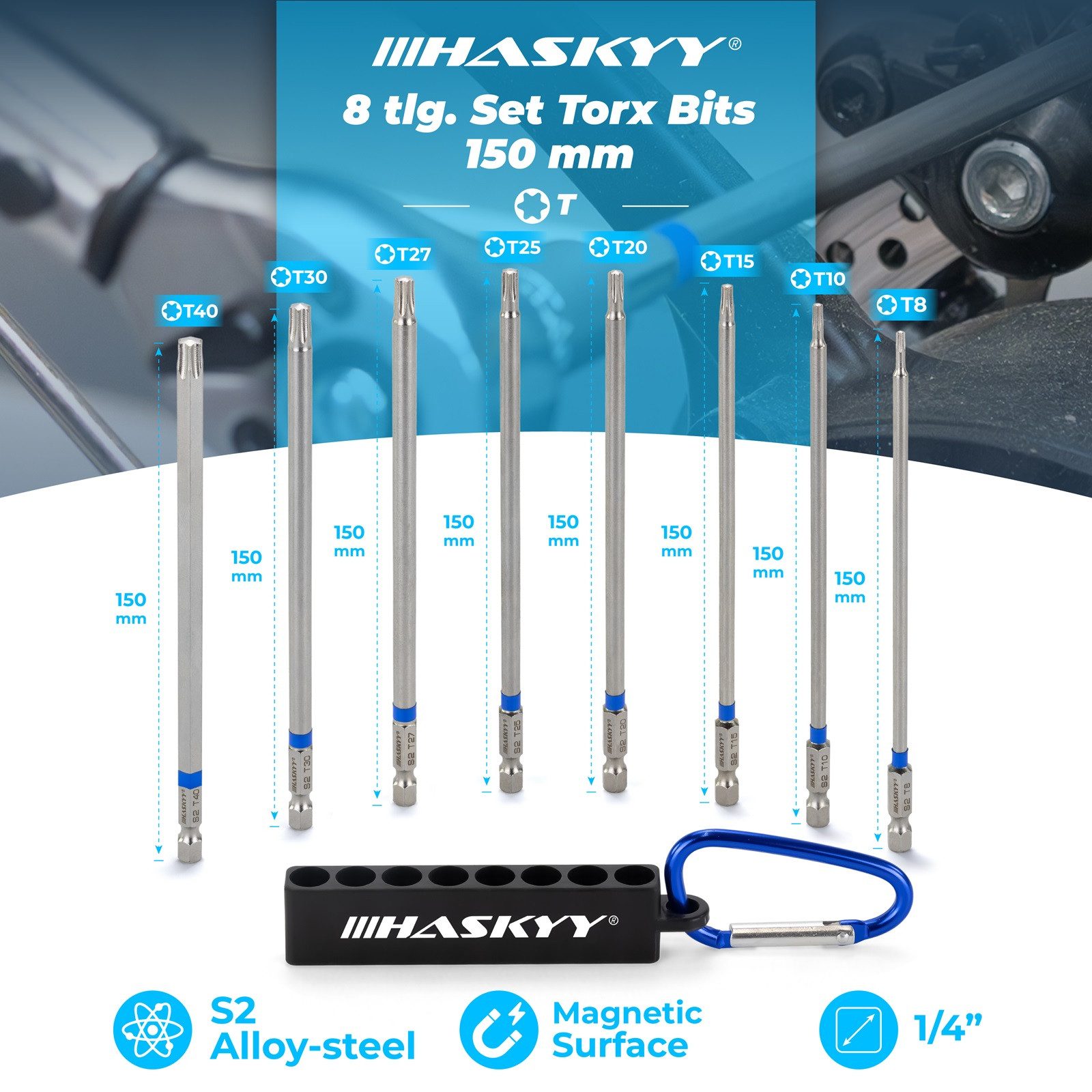 HASKYY Torx-Bit 1/4" Torx Bits Set günstig online kaufen