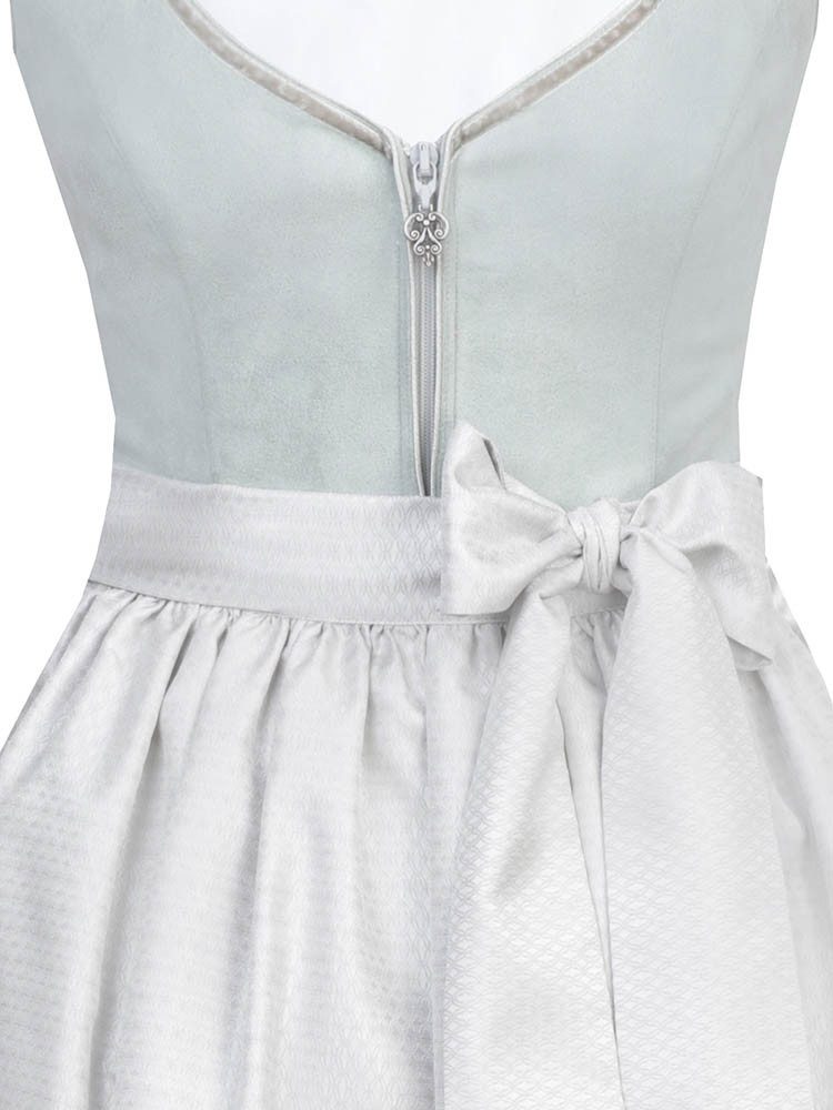 MarJo Dirndl Dirndl Holly 65er Länge mint/silber