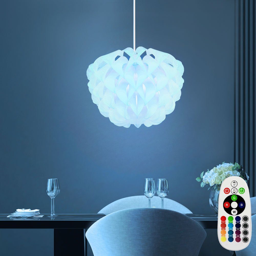 RGB LED Schirm Leuchte Schlaf Zimmer Fernbedienung dimmbar Beistell Tisch Lampe 