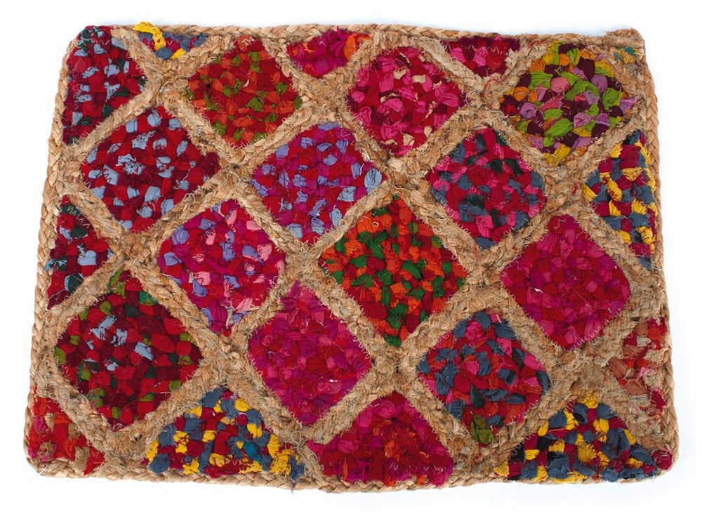 El Puente Fußmatte Fußmatte "Karuna", Handmade, Handmade