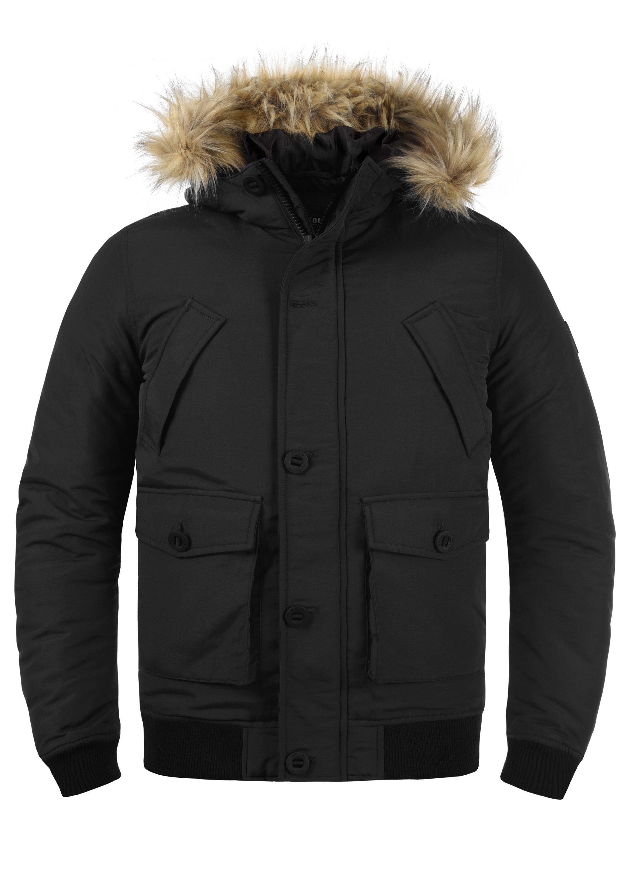 !Solid Winterjacke SDFrio Winterjacke mit Kapuze günstig online kaufen