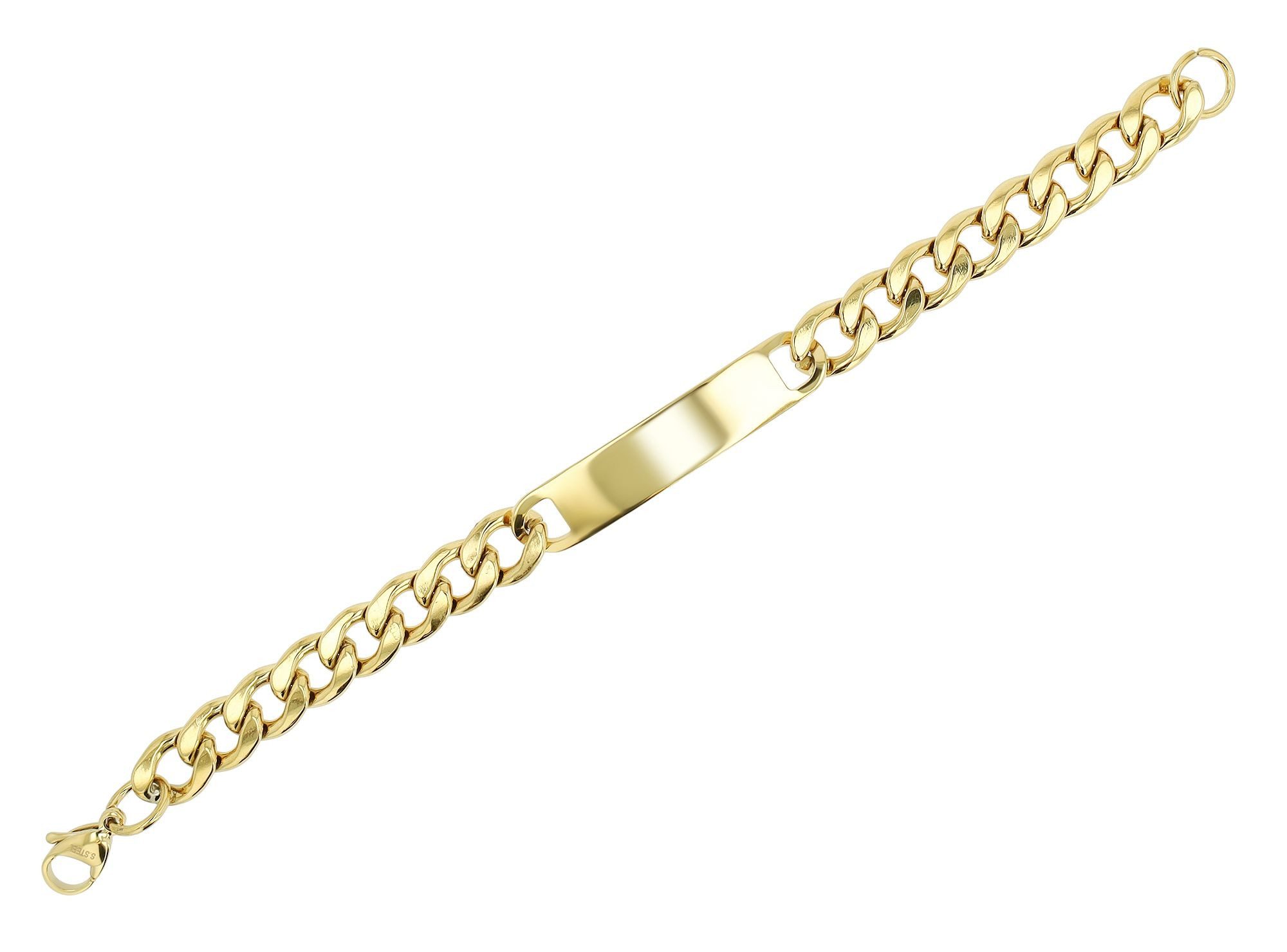 Armband Armband – Panzerarmband aus Edelstahl 21 cm