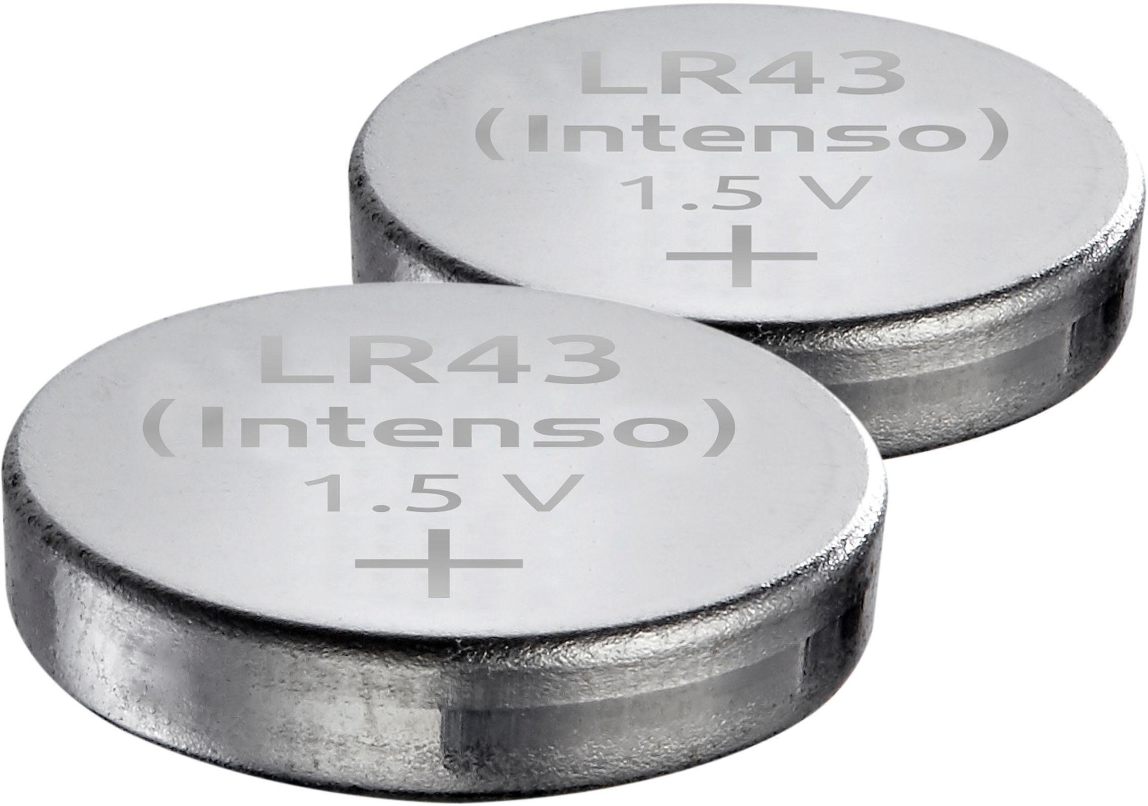Intenso 2er Pack Energy Ultra LR 43 Knopfzelle, (2 St)