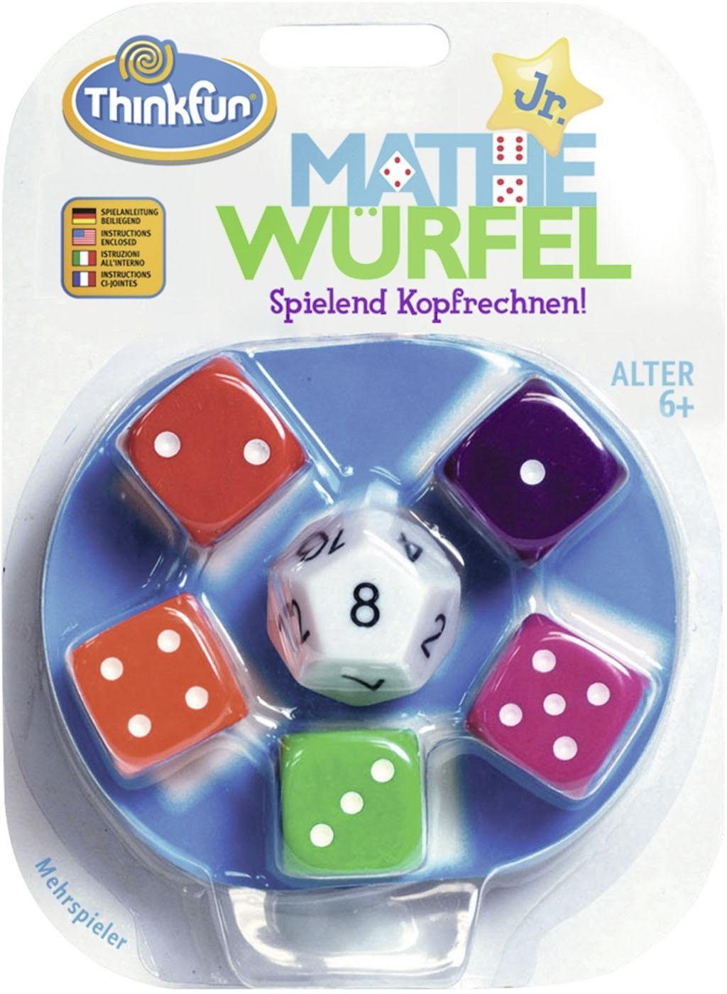 Thinkfun® Spiel, Mathe Würfel Junior