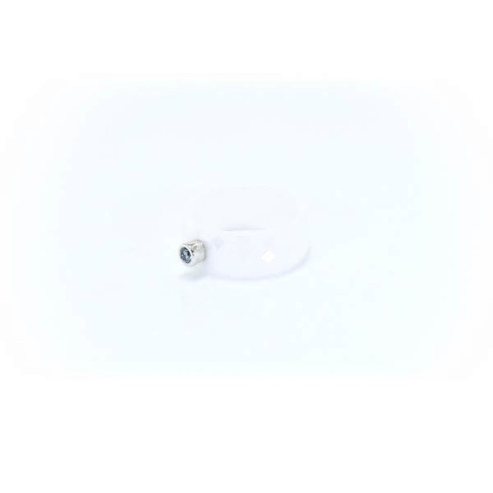 Cavill Diamantring Himmelblauer SI2 Diamant-Keramik-Goldring (1-tlg)