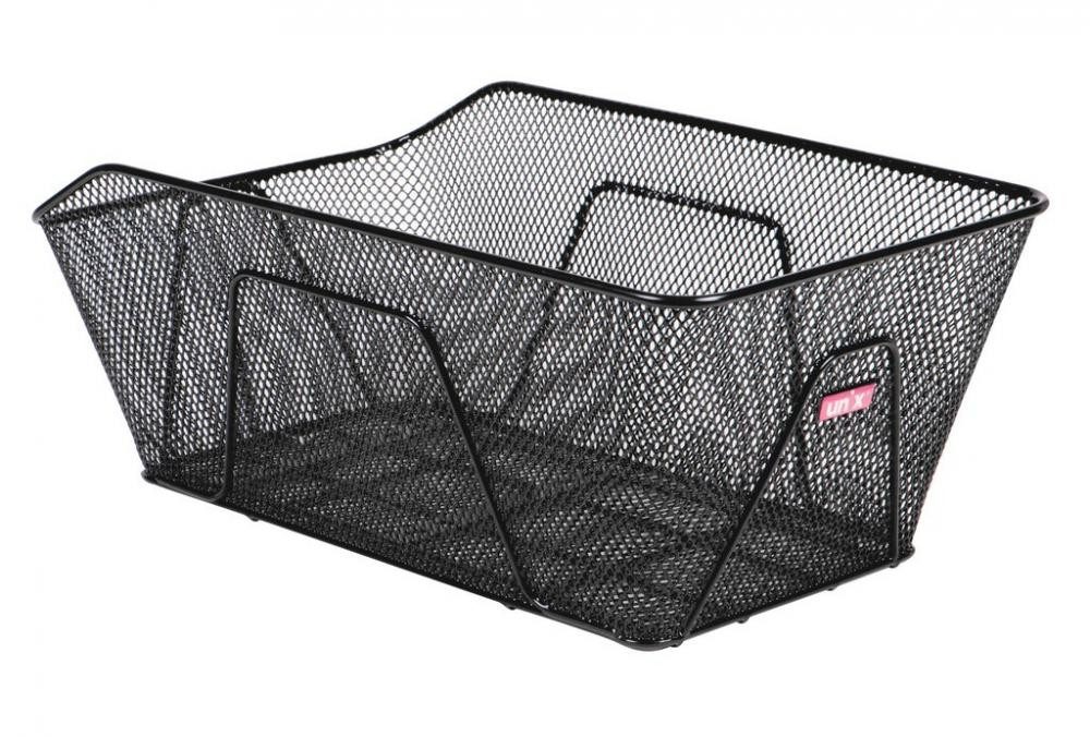 Unix Fahrradkorb Unix Hinterradkorb Rosano schwrz 50x30x20 cm
