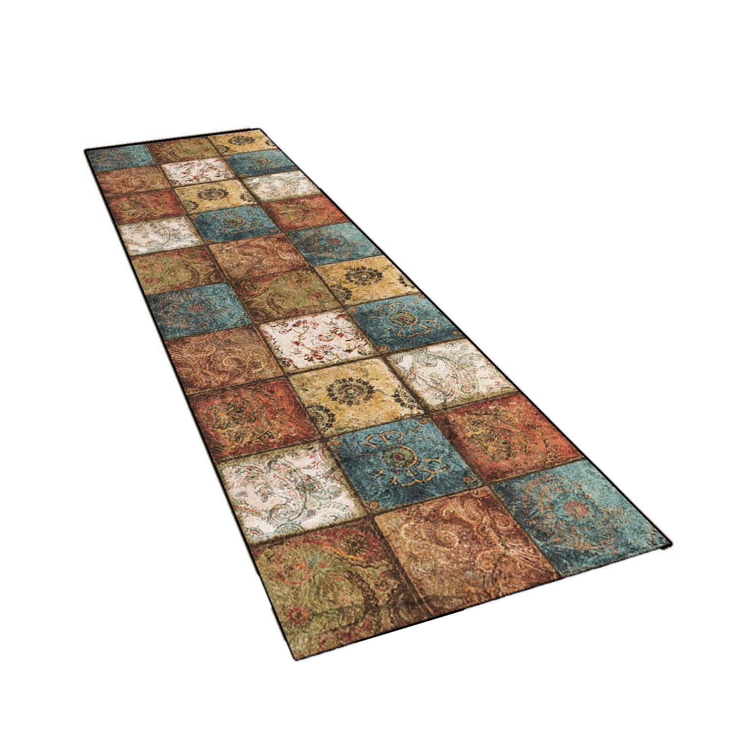 Kaket Läufer Teppich Flur Teppichläufer Küchenläufer rutschfest Waschbar Bo günstig online kaufen