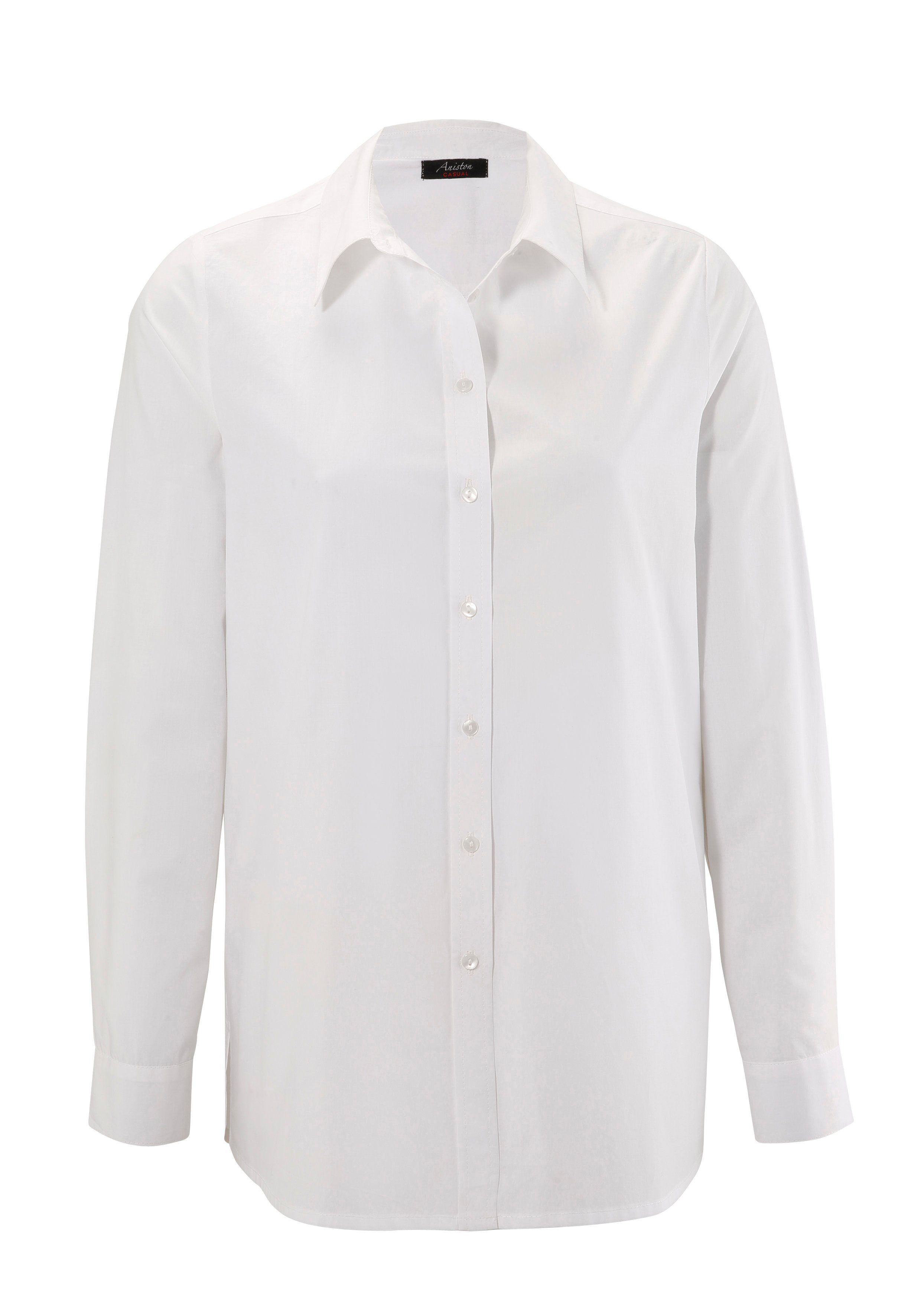 Aniston CASUAL Longbluse mit kurzen Seitenschlitzen. Reduzierter Preis € 27,99. Unverbindliche Preisempfehlung € 39,99