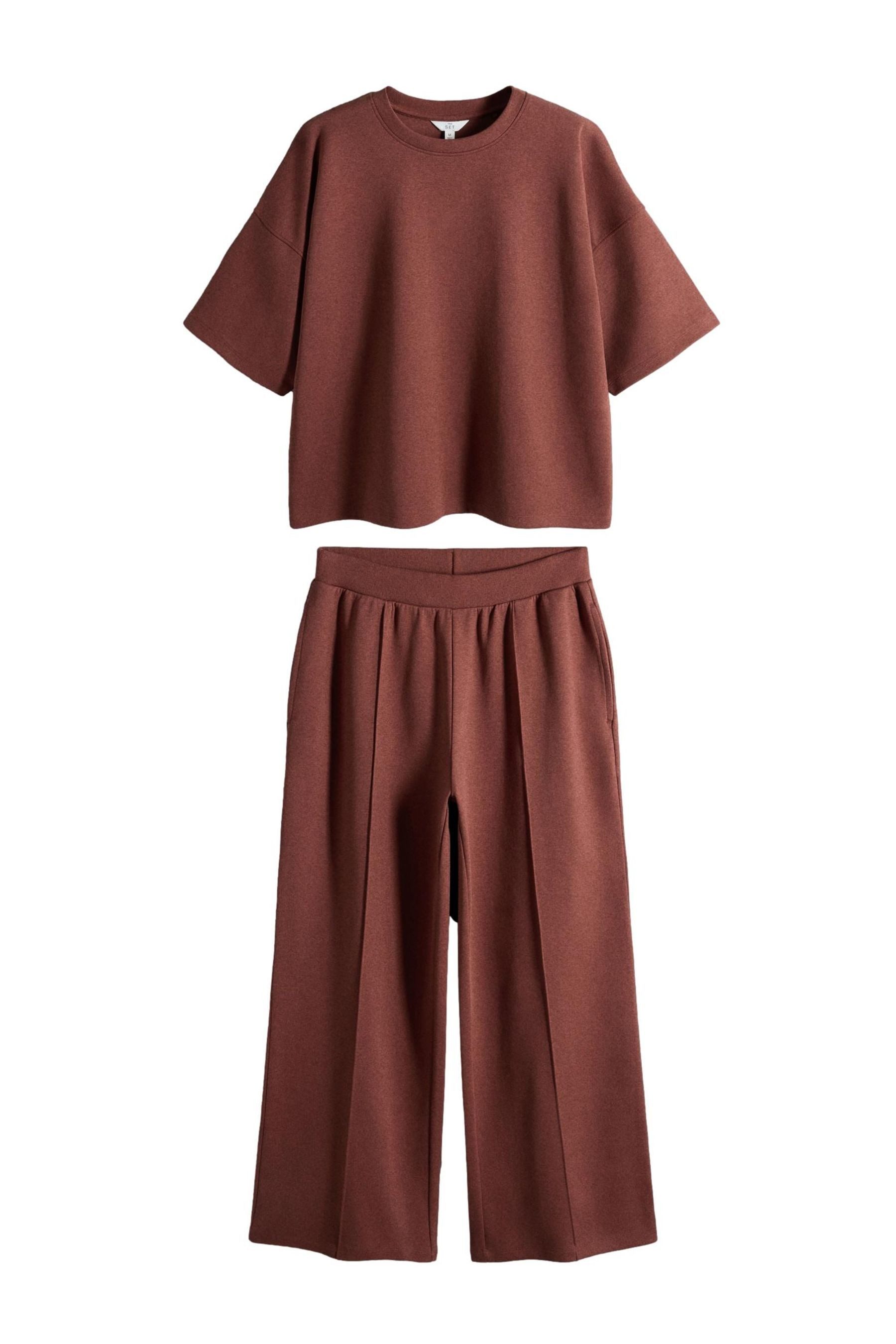 The Set Sweatanzug The Set Premium-T-Shirt + Jogginghose im Set (2-tlg) günstig online kaufen