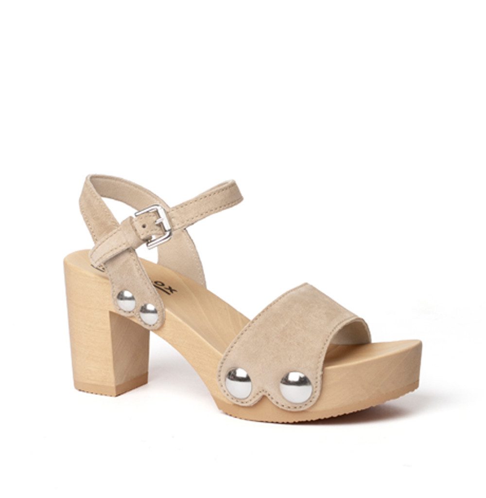 Softclox EILYN Kaschmir taupe/Schmuck silber (natur) Sandalette
