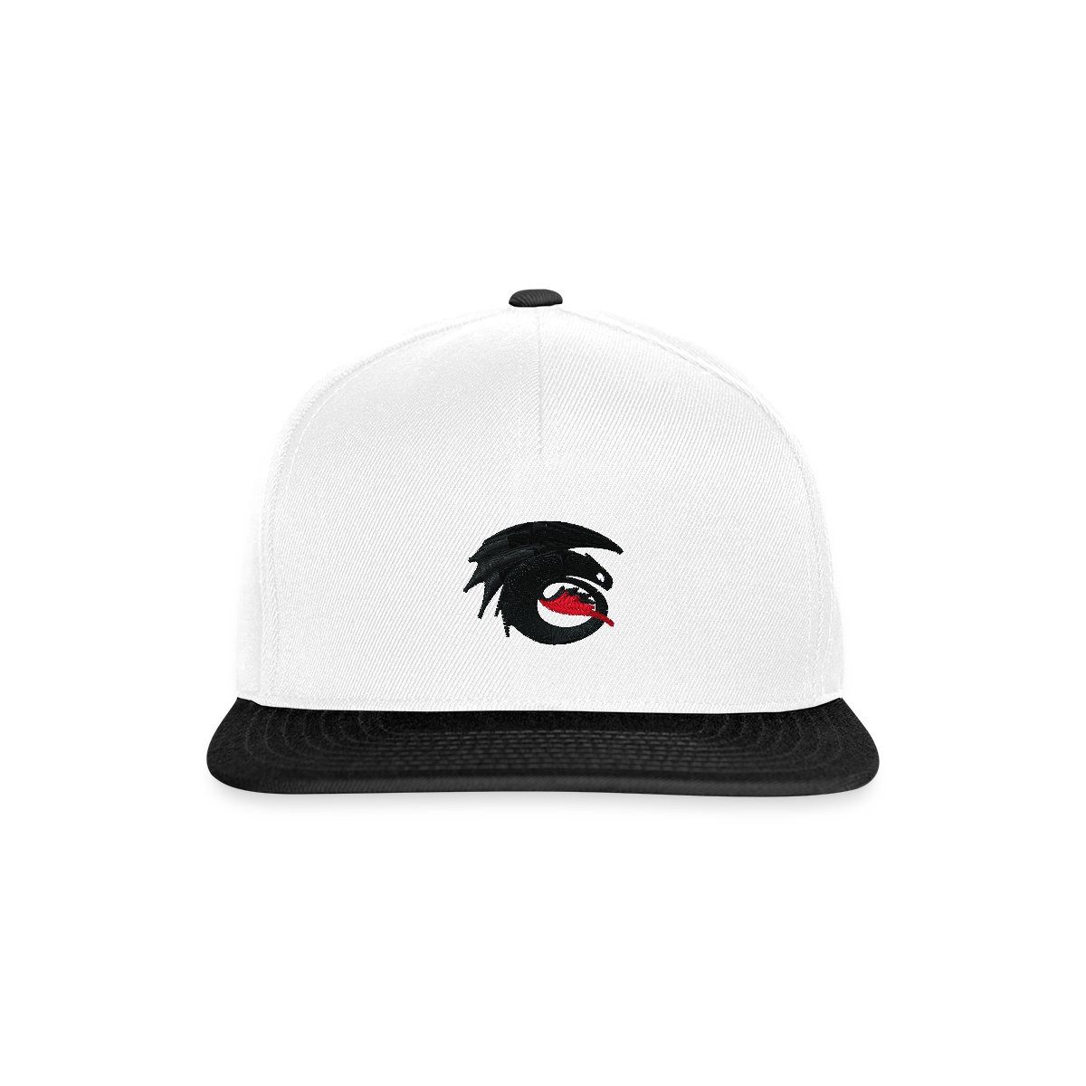 Spreadshirt Snapback Cap Drachenzähmen Leicht Gemacht Ohnezahn Gestickt Snapback Cap (1-St)
