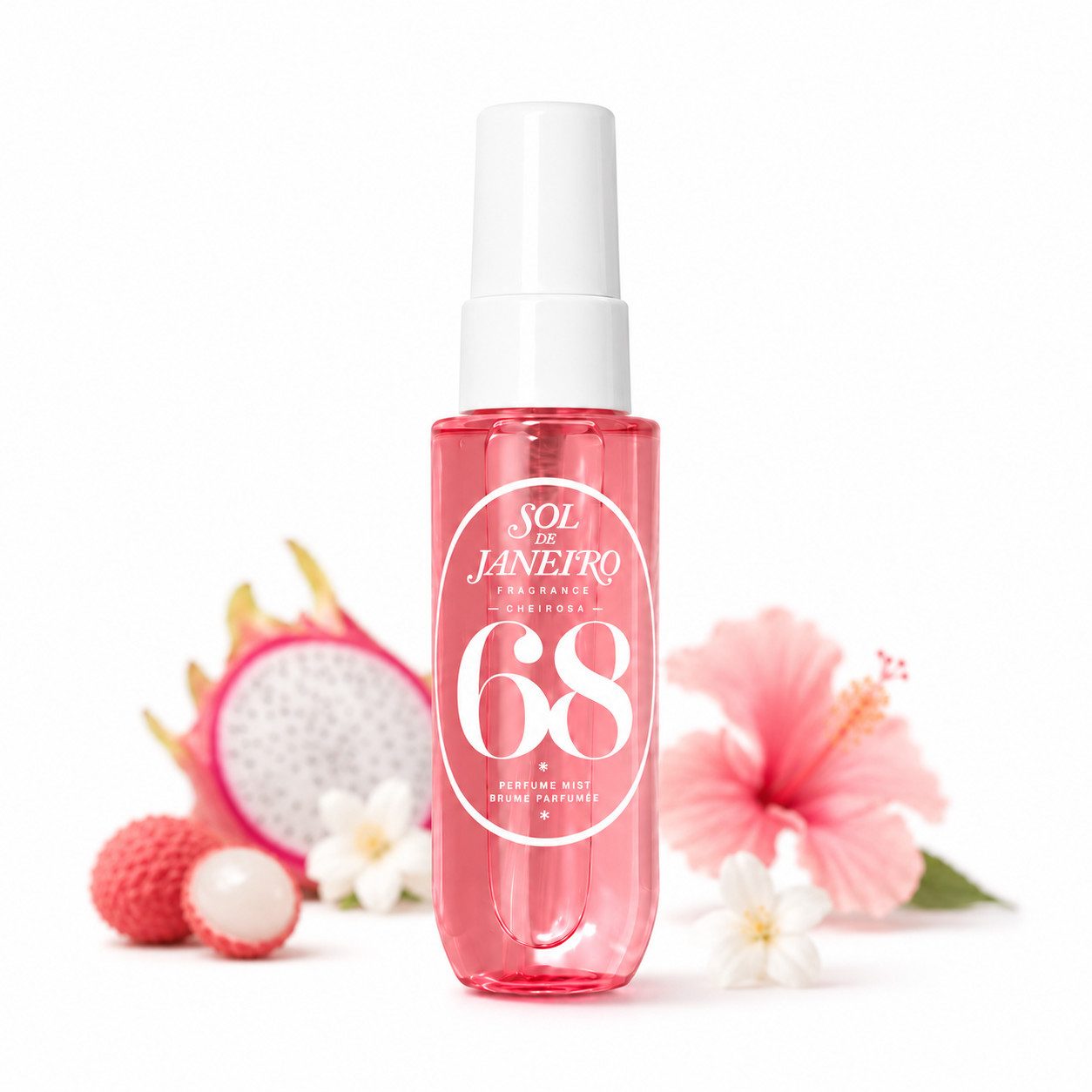 Sol de Janeiro Gesichts- und Körperspray Sol de Janeiro Brazilian Crush Cheirosa 68 Mist 30 ml, Fruchtig-floraler Duft brasilianischem Jasmin und rosa Drachenfrucht