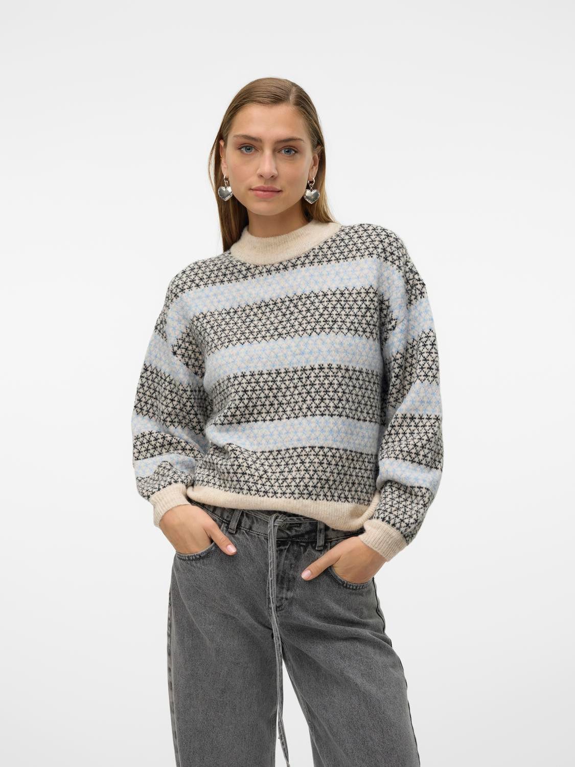 Vero Moda Strickpullover VMTRIXIE LS HIGHNECK günstig online kaufen
