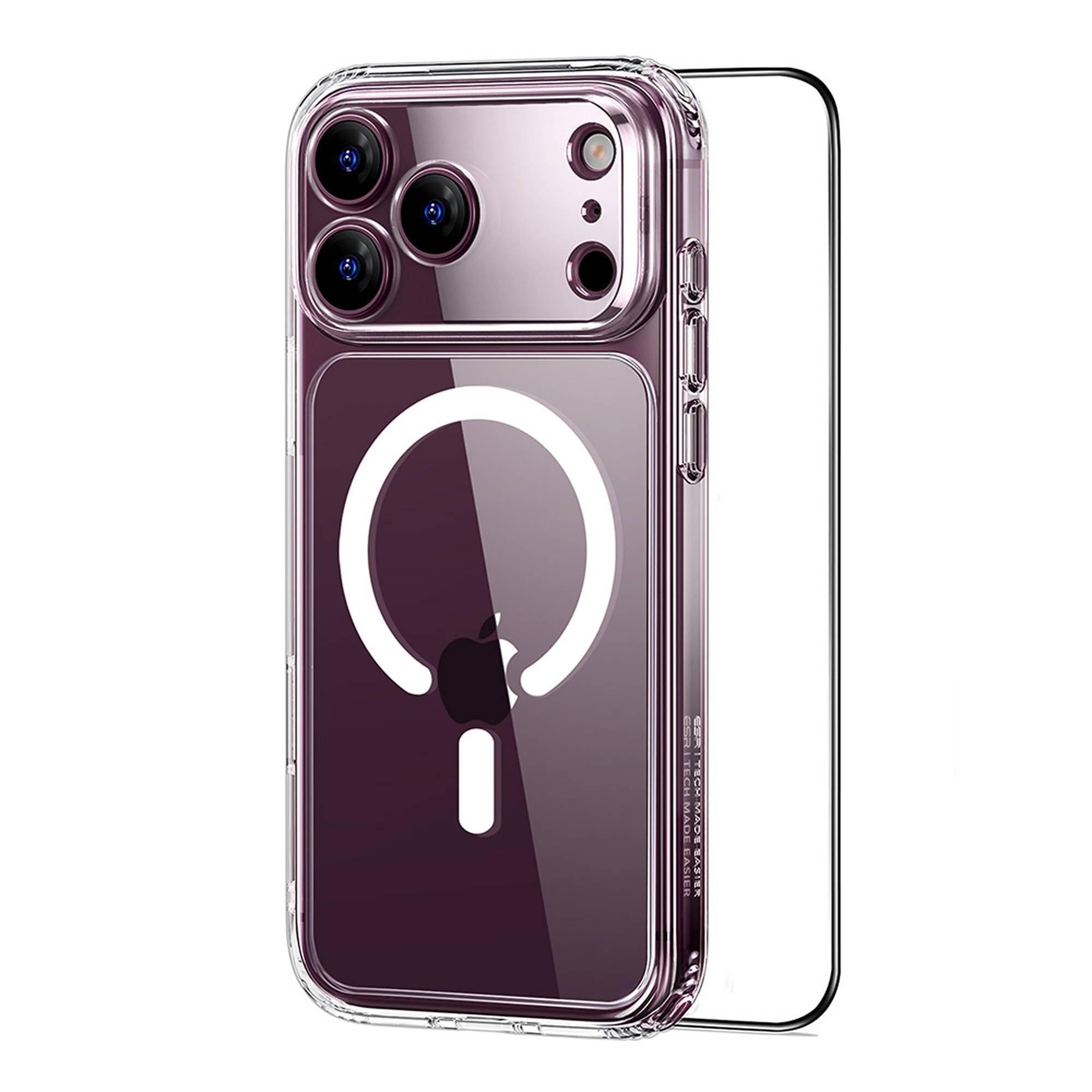 ESR Handyhülle Set aus Classic Hybrid Case & Tempered-Glass für das iPhone 18 Pro, 3,66m Fallschutz, kratzfest, Kamerasteuerungstaste – Bild 2 von 5