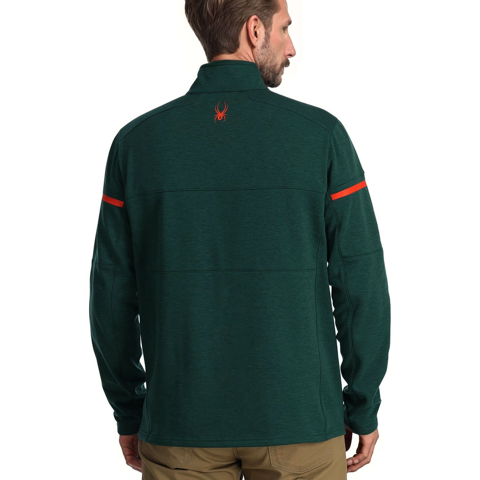 Spyder Fleecejacke Speed Fleece Jacket mit augedrucktem Markenschriftzug und -logo