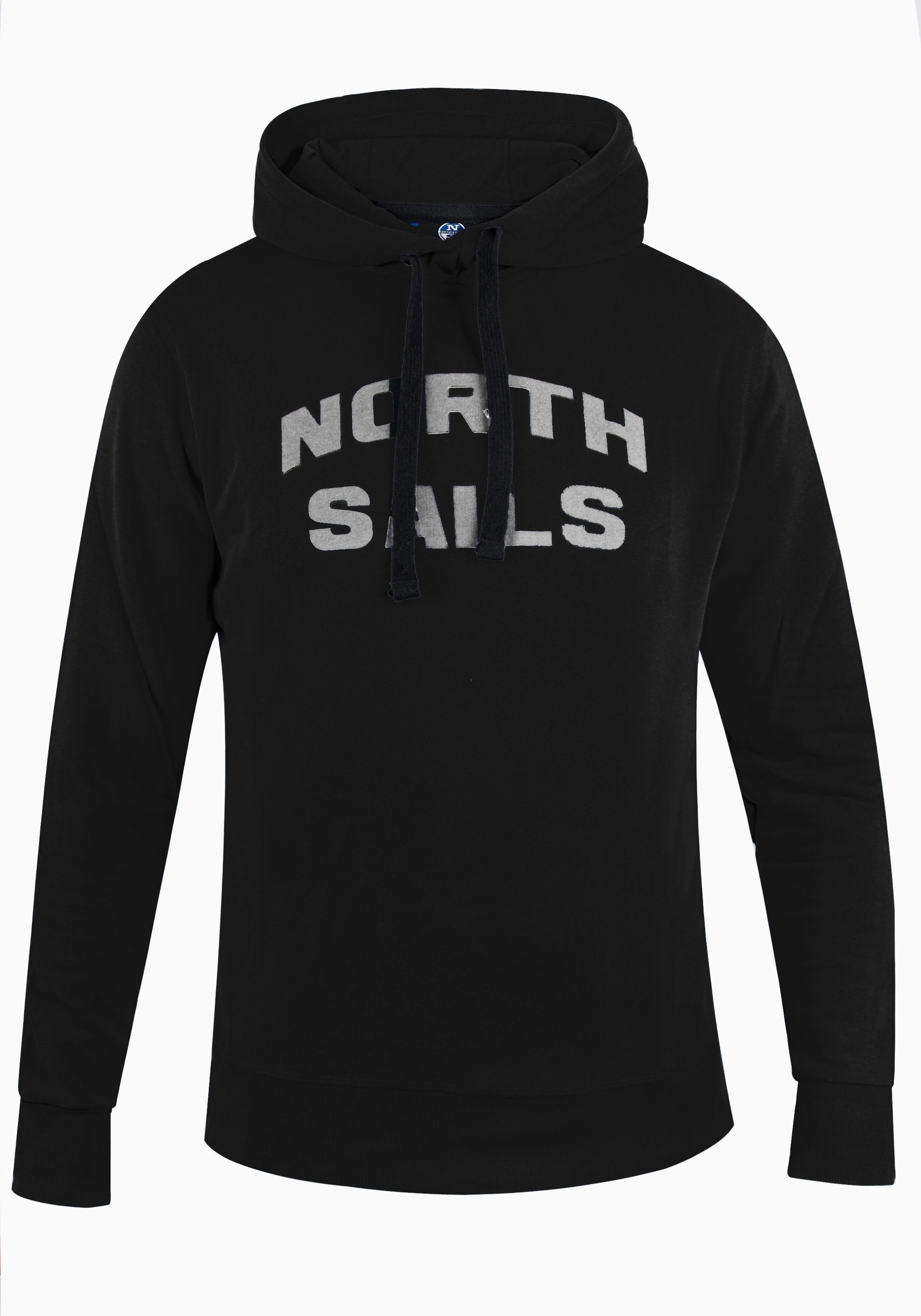 North Sails Kapuzensweatshirt North Sails Herren Hoodie HOODED W/ GRAPHIC Black
