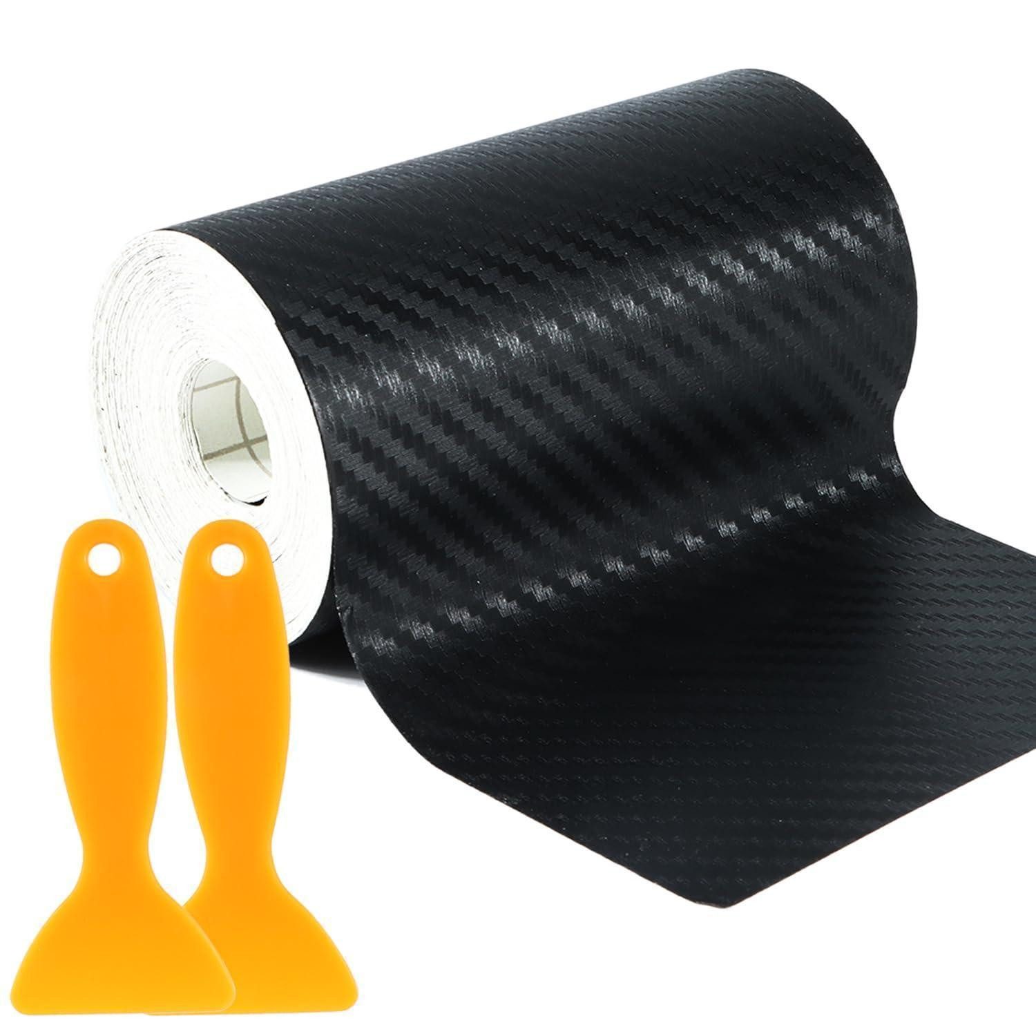 LuxusKollektion Lackschutzfolie Carbonfolie 10cm x 10m selbstklebend Lackschutzfolie Auto