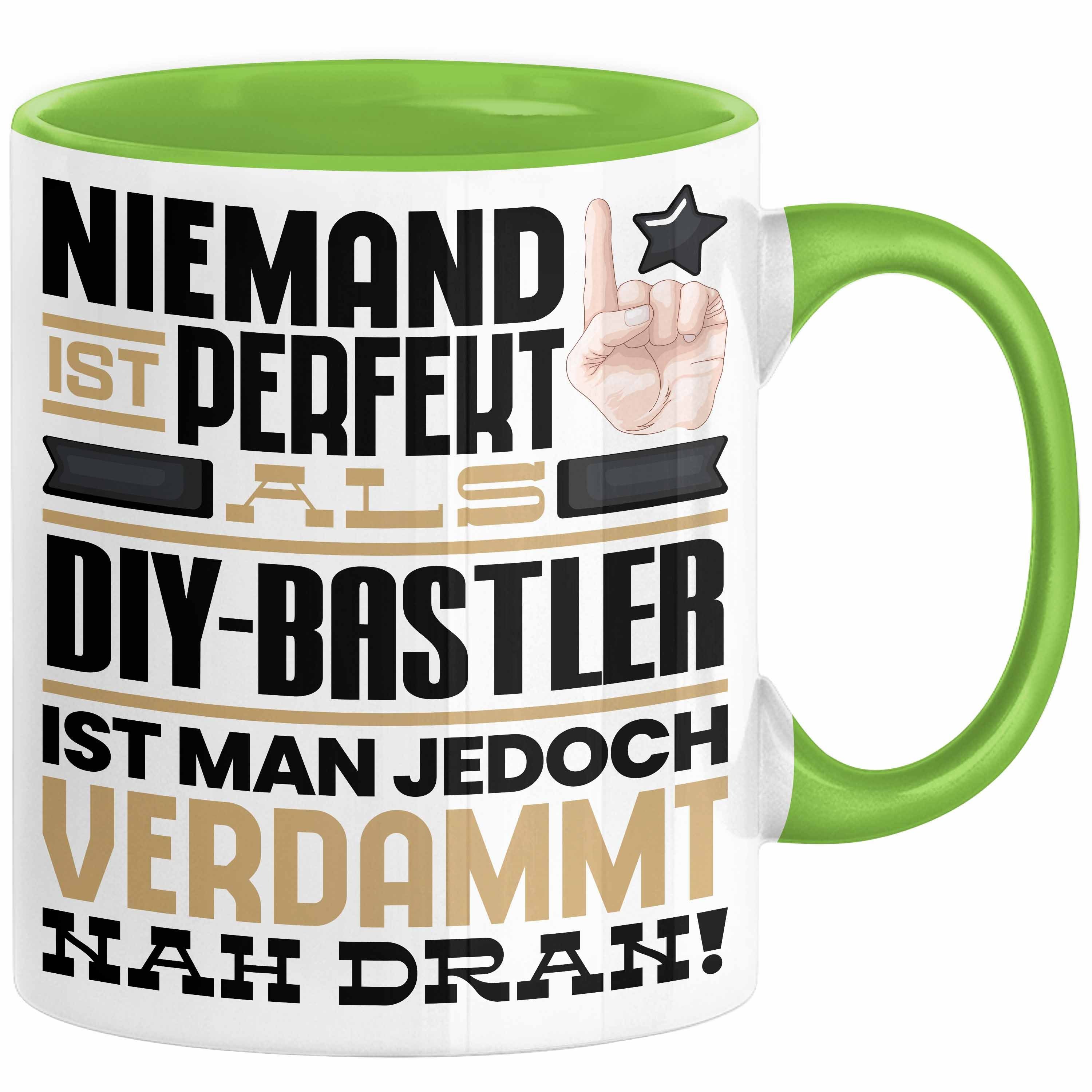 Trendation Tasse DIY-Bastler Geschenk Tasse Lustige Geschenkidee für DIY-Bastler Geburt