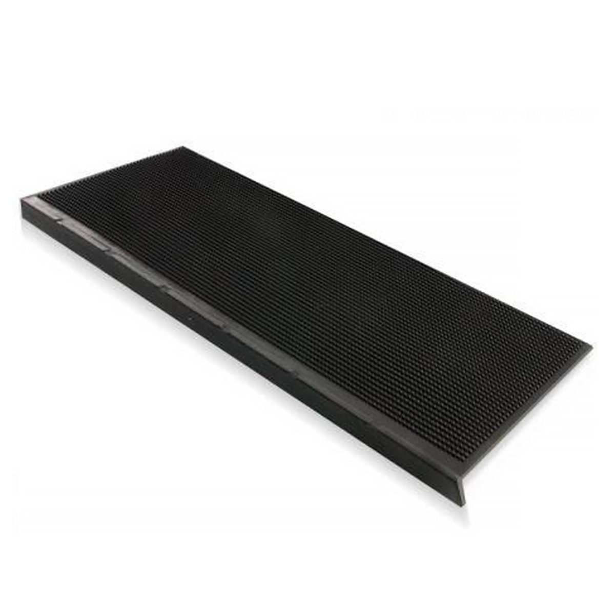 Floordirekt Stufenmatte Santiago, 25x65 cm, Treppenschutz, Außentreppenschutz, rechteckig, aus Gummi
