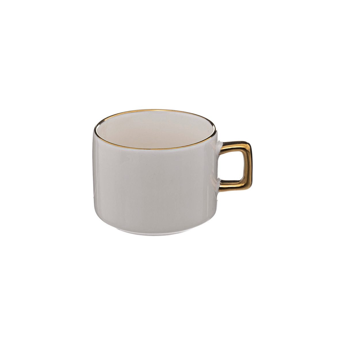 Secret de Gourmet Tasse Keramiktassen mit Ständer ARYA, 170 ml, 4er-Set, Keramik