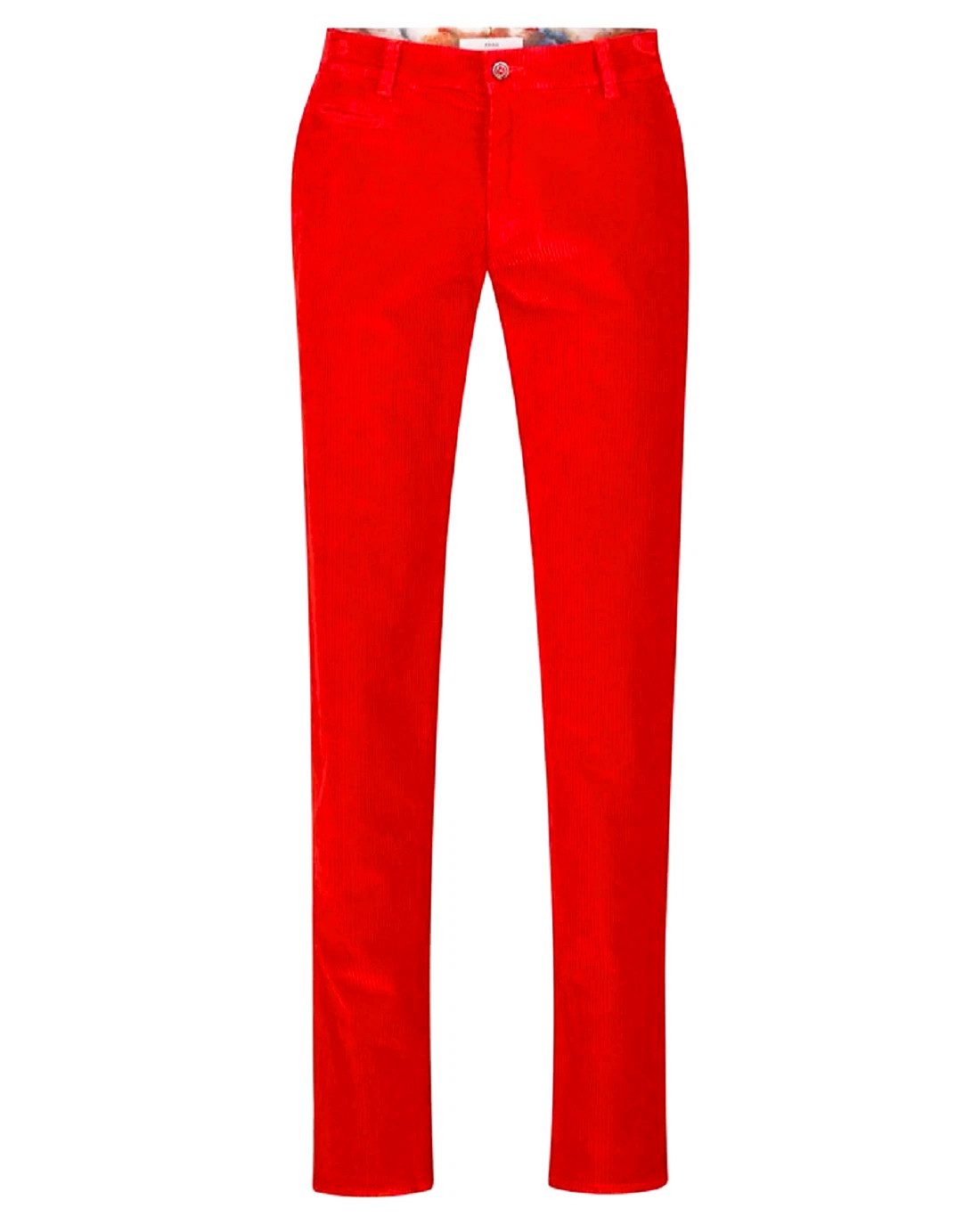 Braxx Cordhose Brax Style Fabio DX Stoff Herren Cordhose, Modern Fit, Orange in Unifarbe