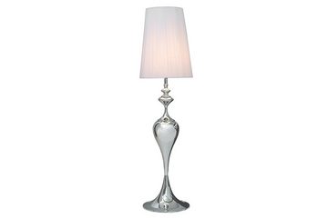 riess-ambiente Stehlampe LUCIE 160cm weiß, ohne Leuchtmittel, Wohnzimmer · Metall · Barock · Esszimmer