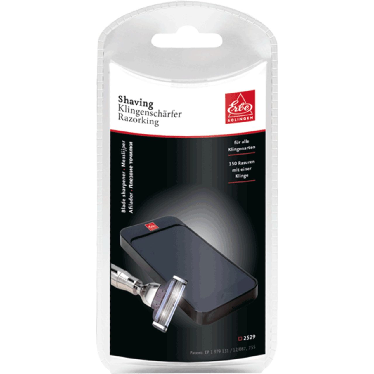 ERBE Rasierklingenschärfer Rasierklingen-Schärfer Razorking, Alle Hauttypen