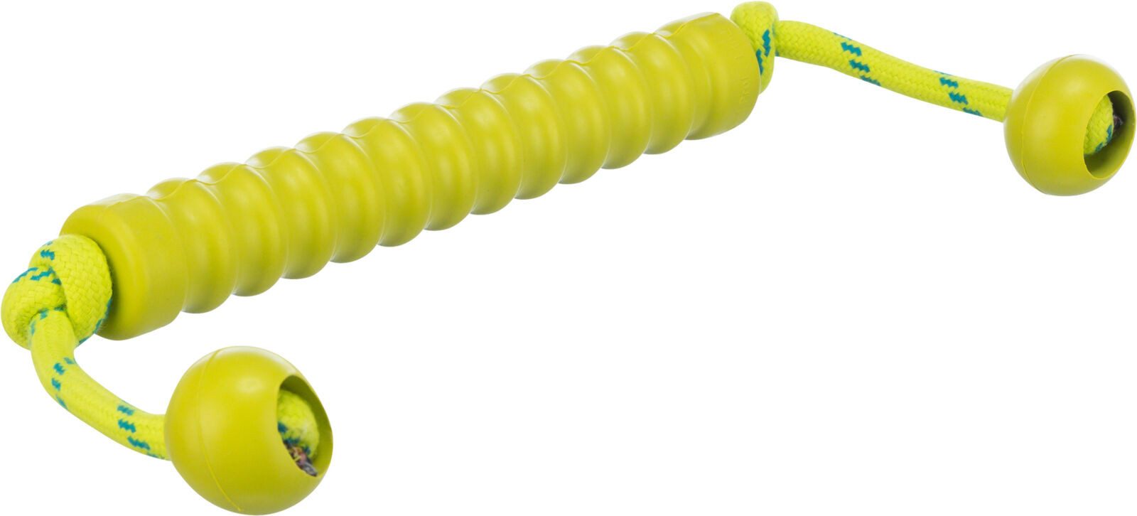 TRIXIE Tierball MOT®Long, Naturgummi - lime - 20 cm/42 cm, Gummi