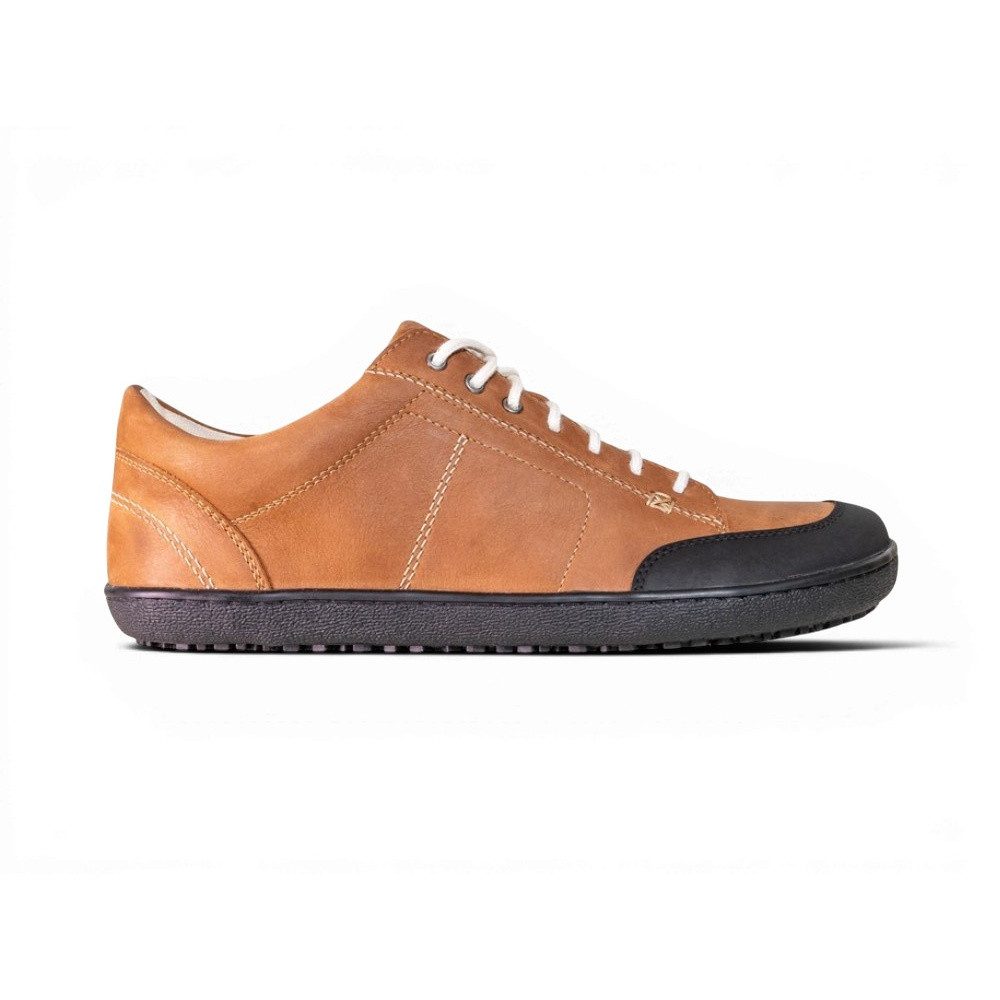 Sole Runner Barfussschuhe Ares Cognac (Nubukleder) braun Sneaker