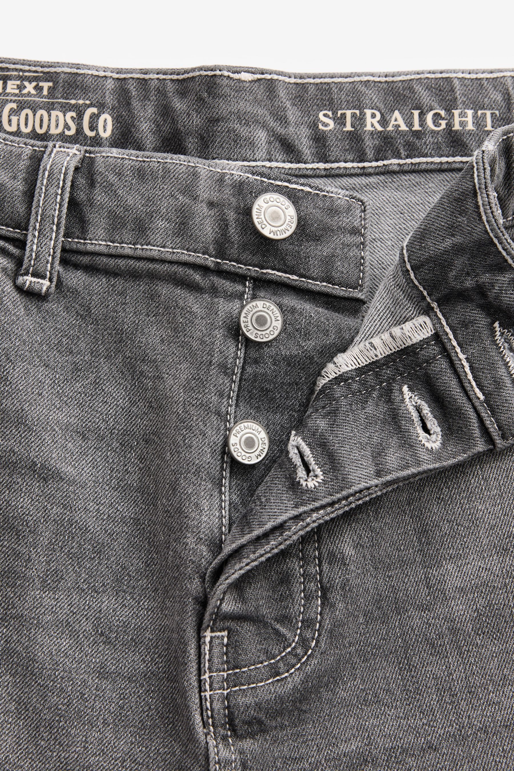 Next Straight-Jeans Authentic Straight Fit Stretchjeans, Vintage-Look (1-tlg)