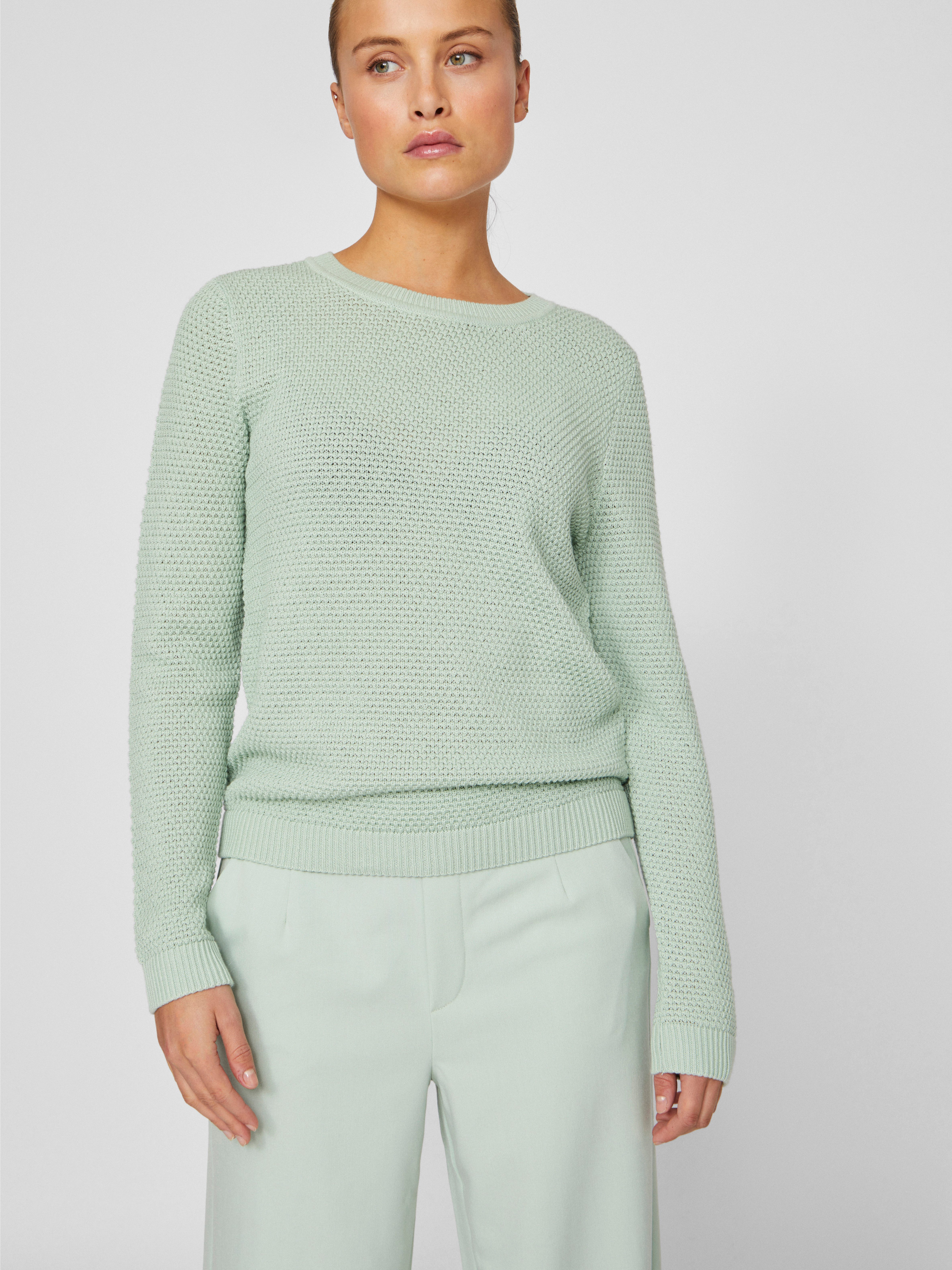 Vila Rundhalspullover VIDALO O-NECK L/S KNIT günstig online kaufen