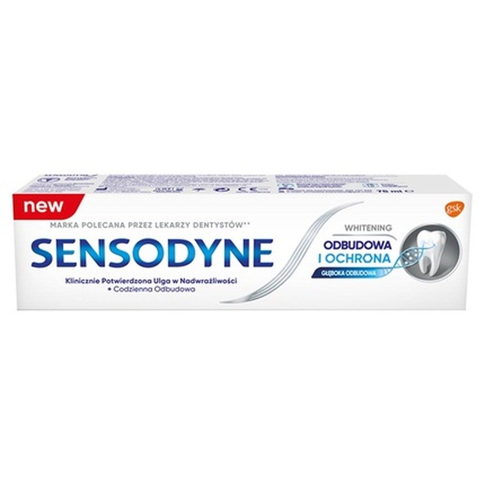 SENSODYNE Zahnpasta Zahnpasta zur Wiederherstellung und zum Schutz, bleichend, 75 ml