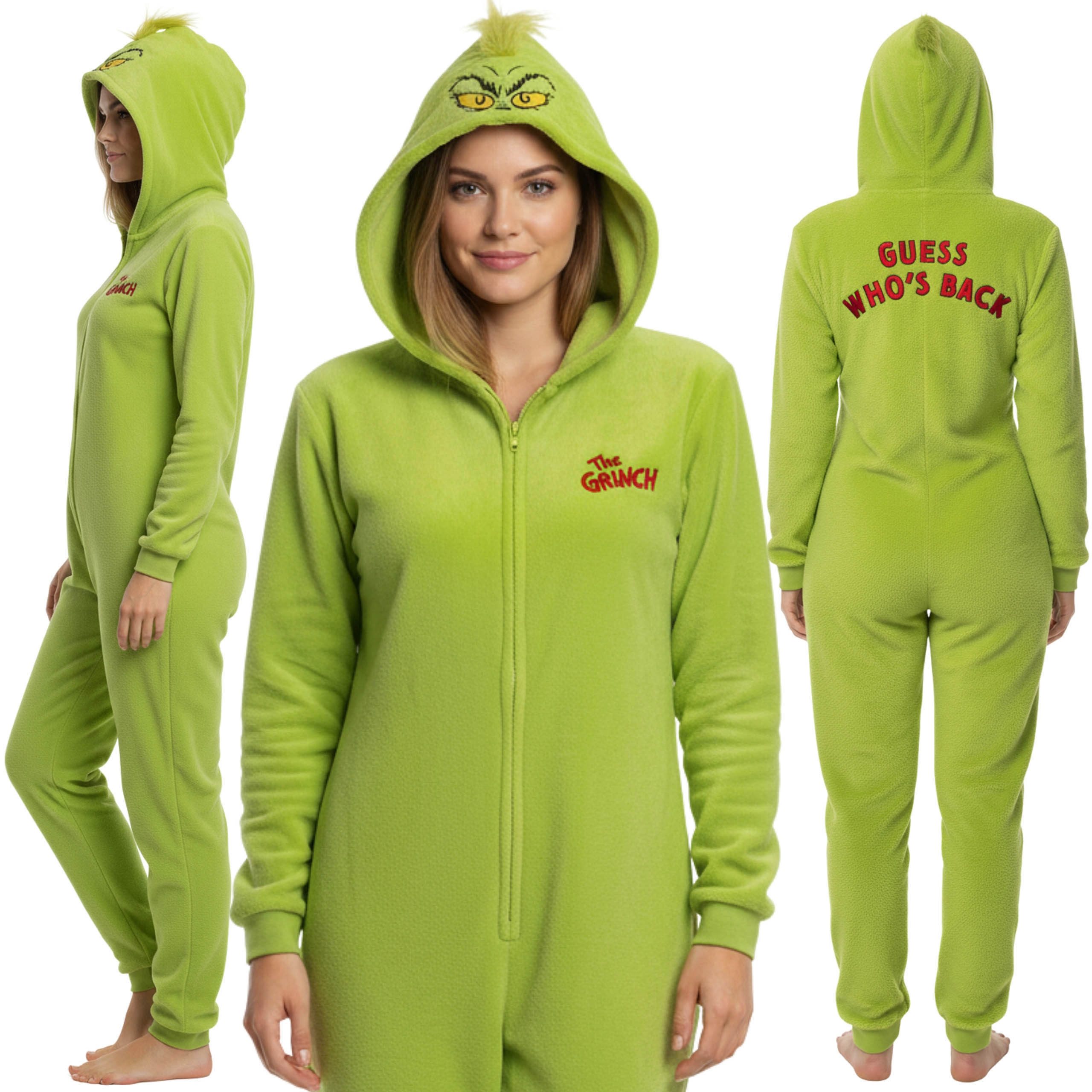 Sarcia.eu Schlafoverall Grinch Fleece-Einteiler mit Reißverschluss, warmer günstig online kaufen