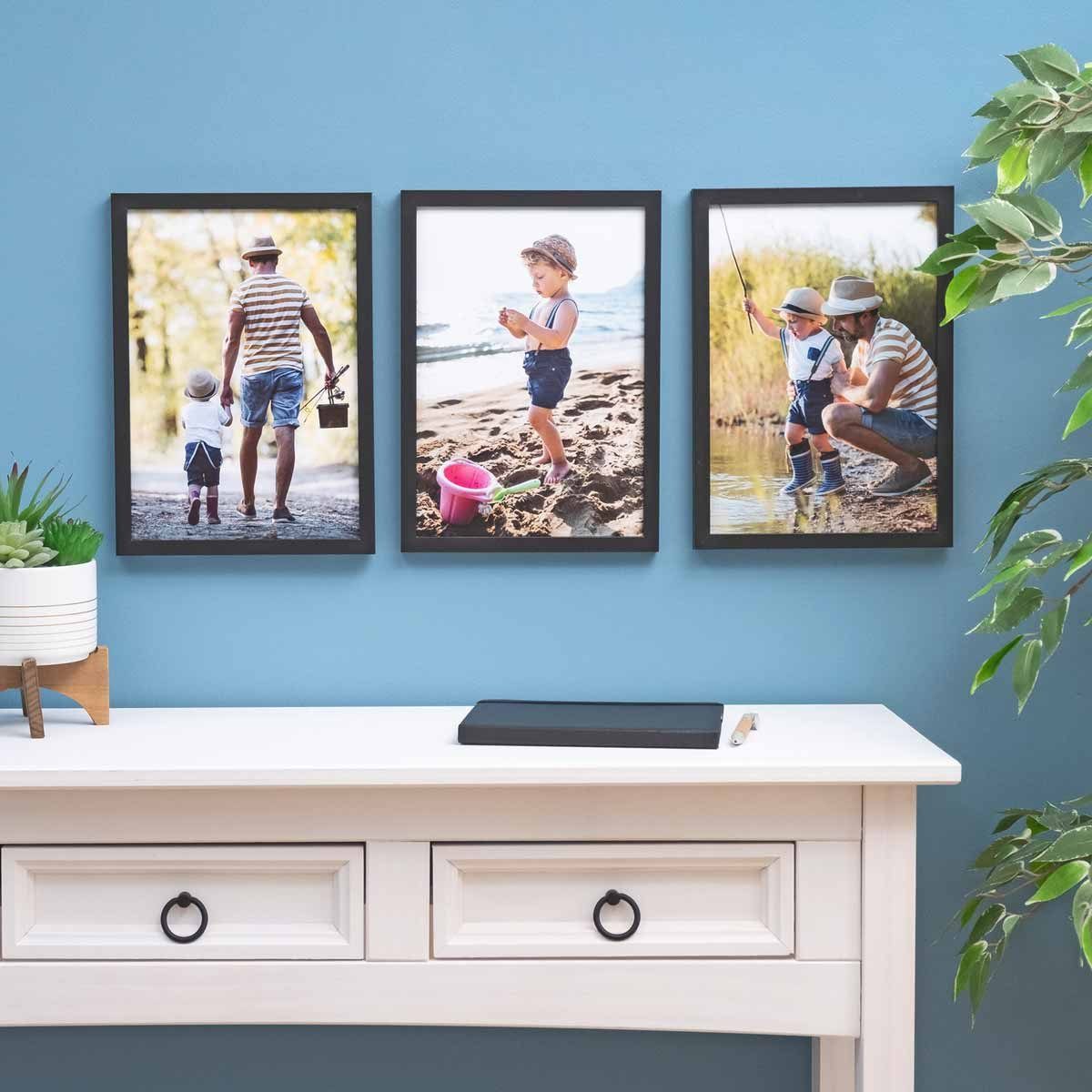 PHOTOLINI Bilderrahmen 3er Set, stabiles MDF-Holz, günstig online kaufen