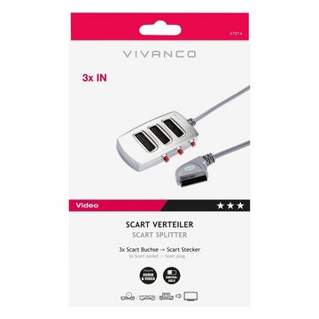 Vivanco Audio- & Video-Kabel, Scart Adapter, RCA Adapter