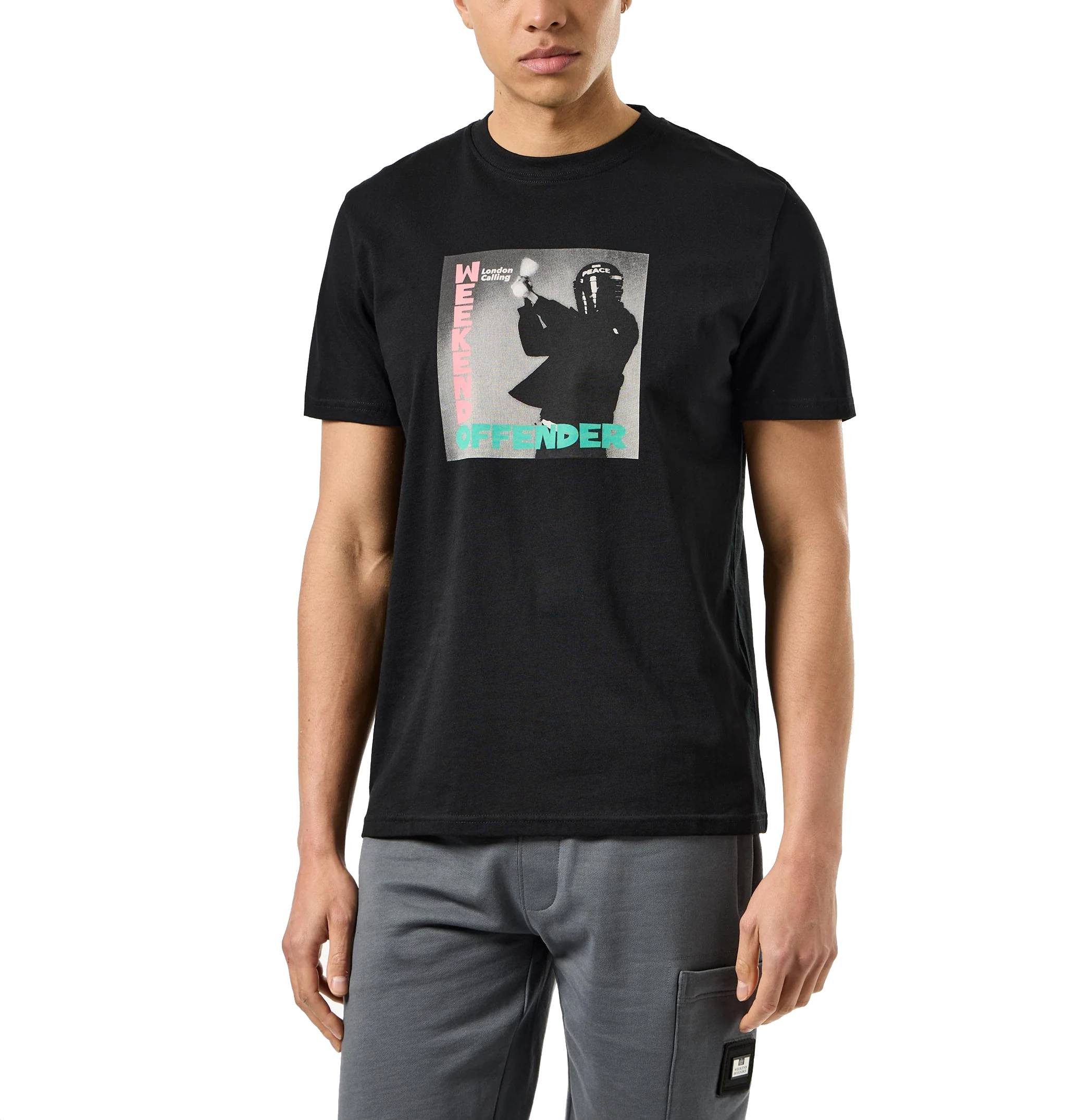 Weekend Offender  T-Shirt London ruft Grafik T-Shirt günstig online kaufen